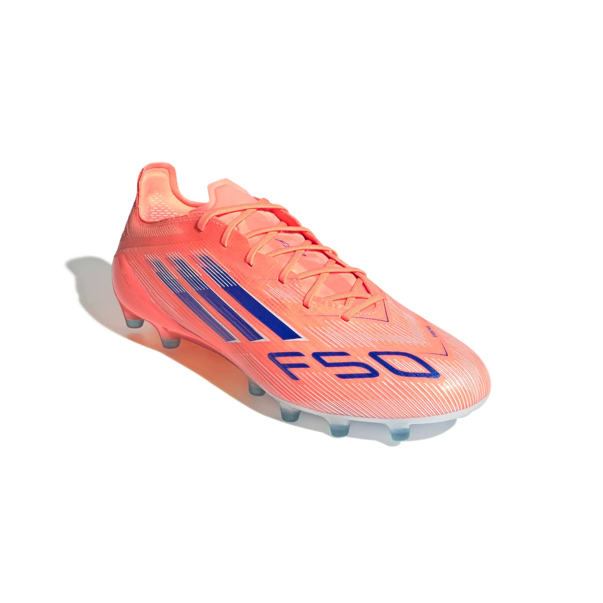 adidas F50 Elite Artificial Grass Soccer Cleats - Coral Blaze Pack (FA25) (Lateral - Front)