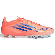 adidas F50 Elite Artificial Grass Soccer Cleats - Coral Blaze Pack (FA25) (Side 1)