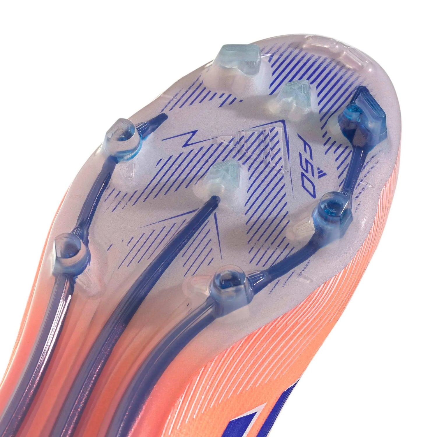 adidas F50 Elite Firm Ground Soccer Cleats - Coral Blaze Pack (FA25) (Detail 2)