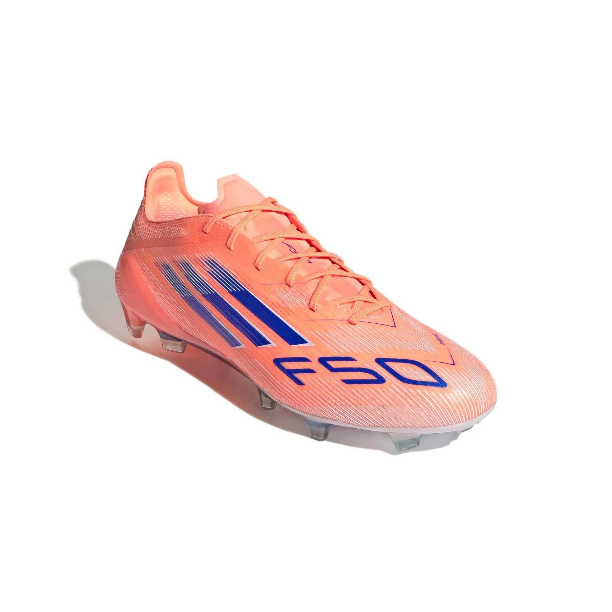 adidas F50 Elite Firm Ground Soccer Cleats - Coral Blaze Pack (FA25) (Lateral - Front)