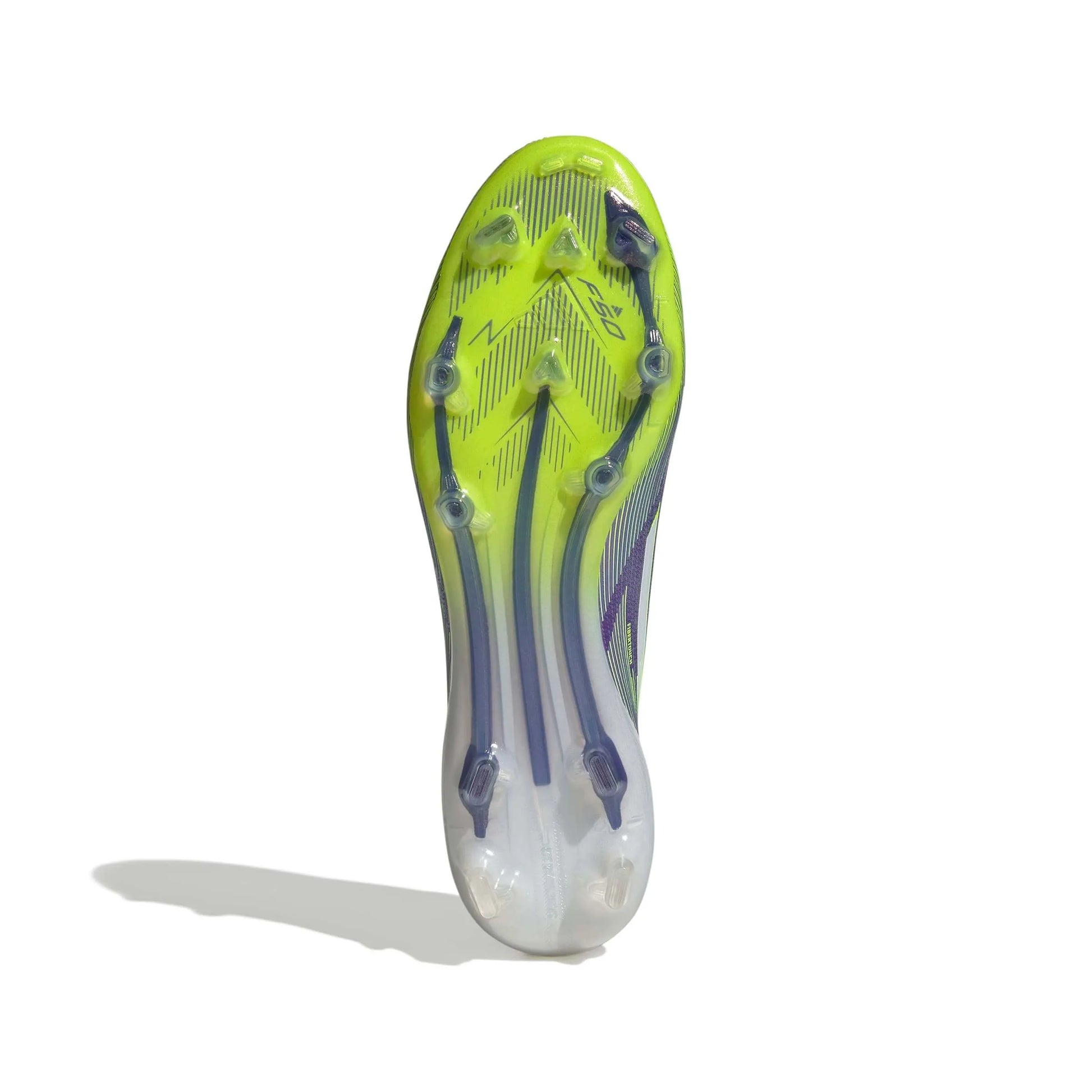 adidas F50 Elite Laceless Firm Ground Soccer Cleats - Radiant Blaze Pack (FA25) (Bottom)