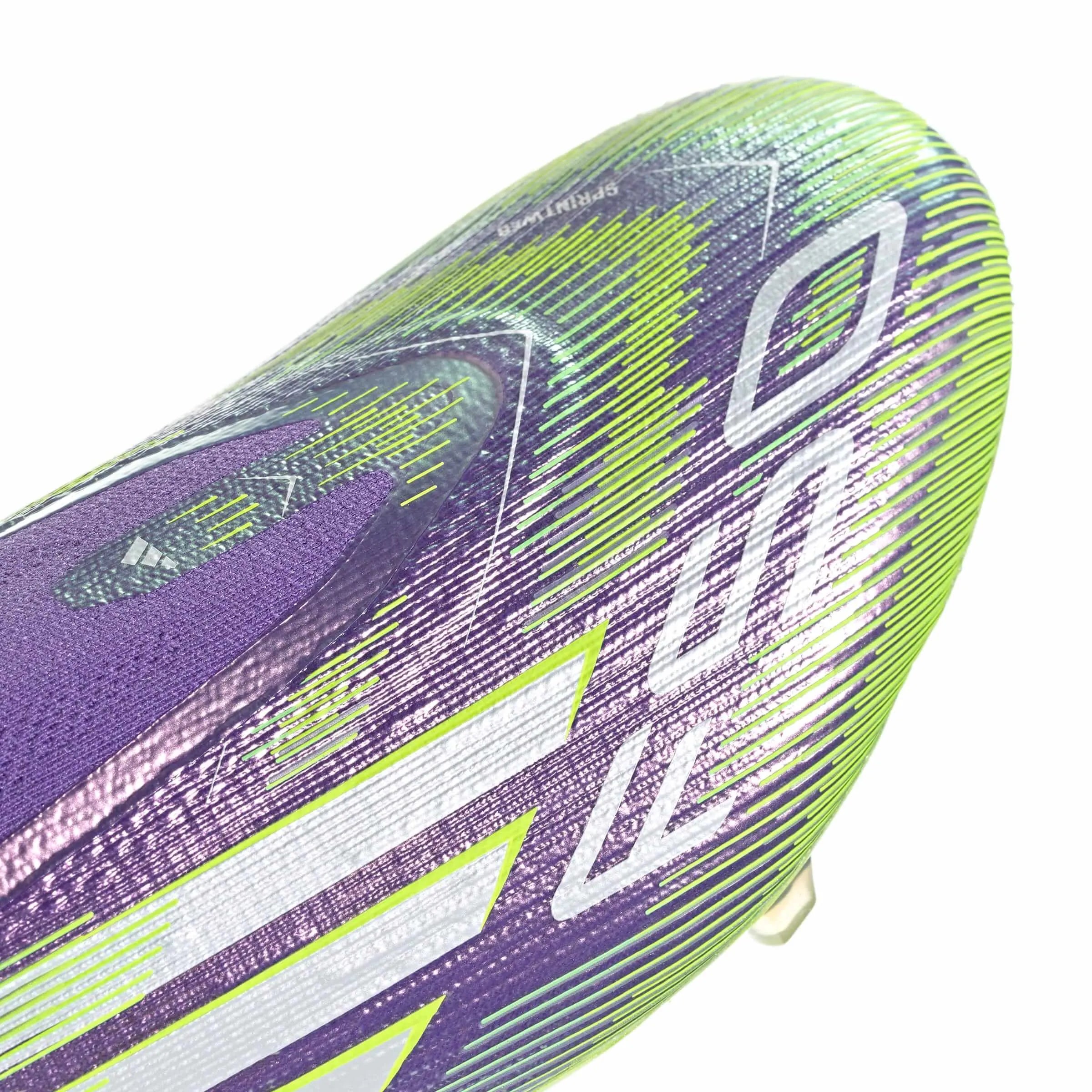 adidas F50 Elite Laceless Firm Ground Soccer Cleats - Radiant Blaze Pack (FA25) (Detail 1)