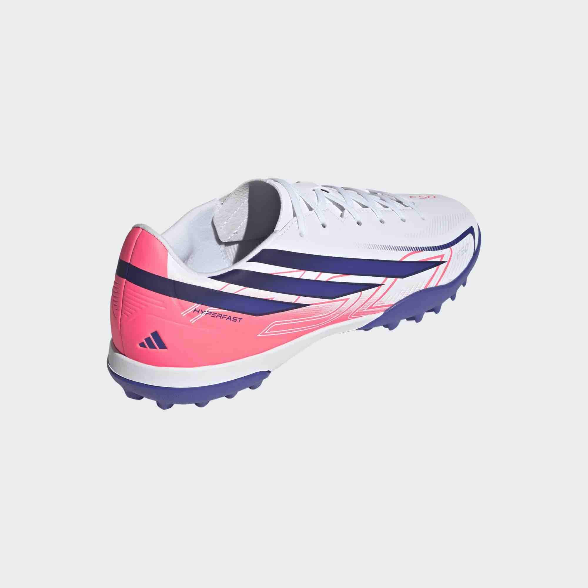 adidas F50 Hyperfast Club Turf Soccer Shoes - Chaos Vs Control Pack (FA26) (Lateral - Back)