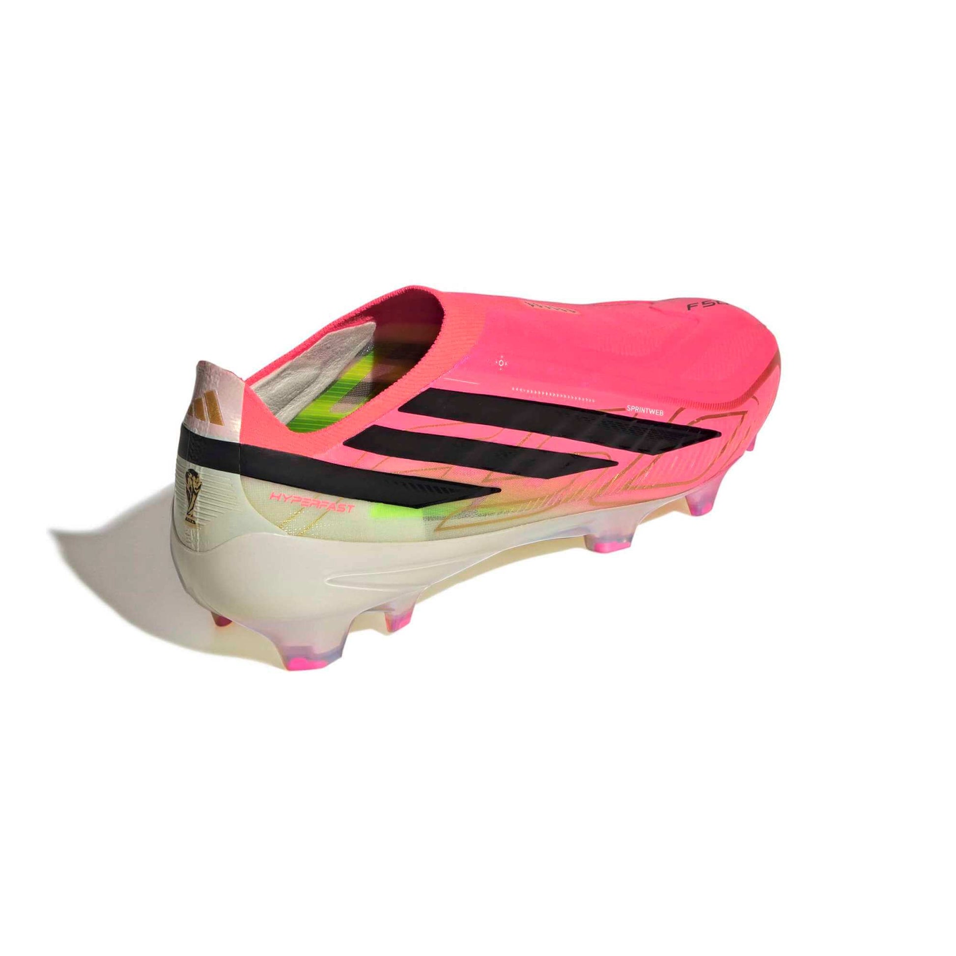 adidas F50 Hyperfast Elite Laceless Firm Ground Soccer Cleats - Road To Glory Pack (SP26) (Lateral - Back)