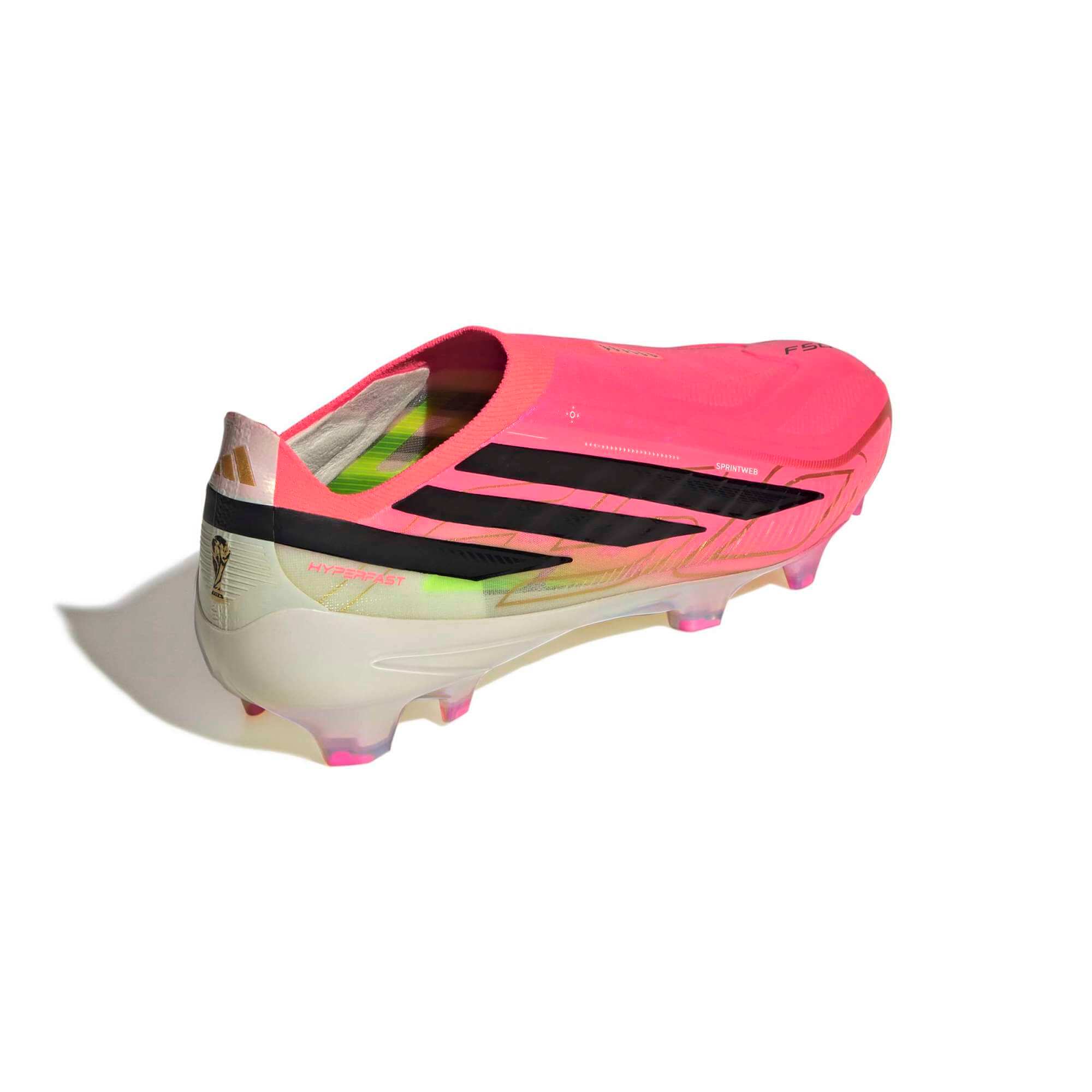 adidas F50 Hyperfast Elite Laceless Firm Ground Soccer Cleats - Road To Glory Pack (SP26) (Lateral - Back)