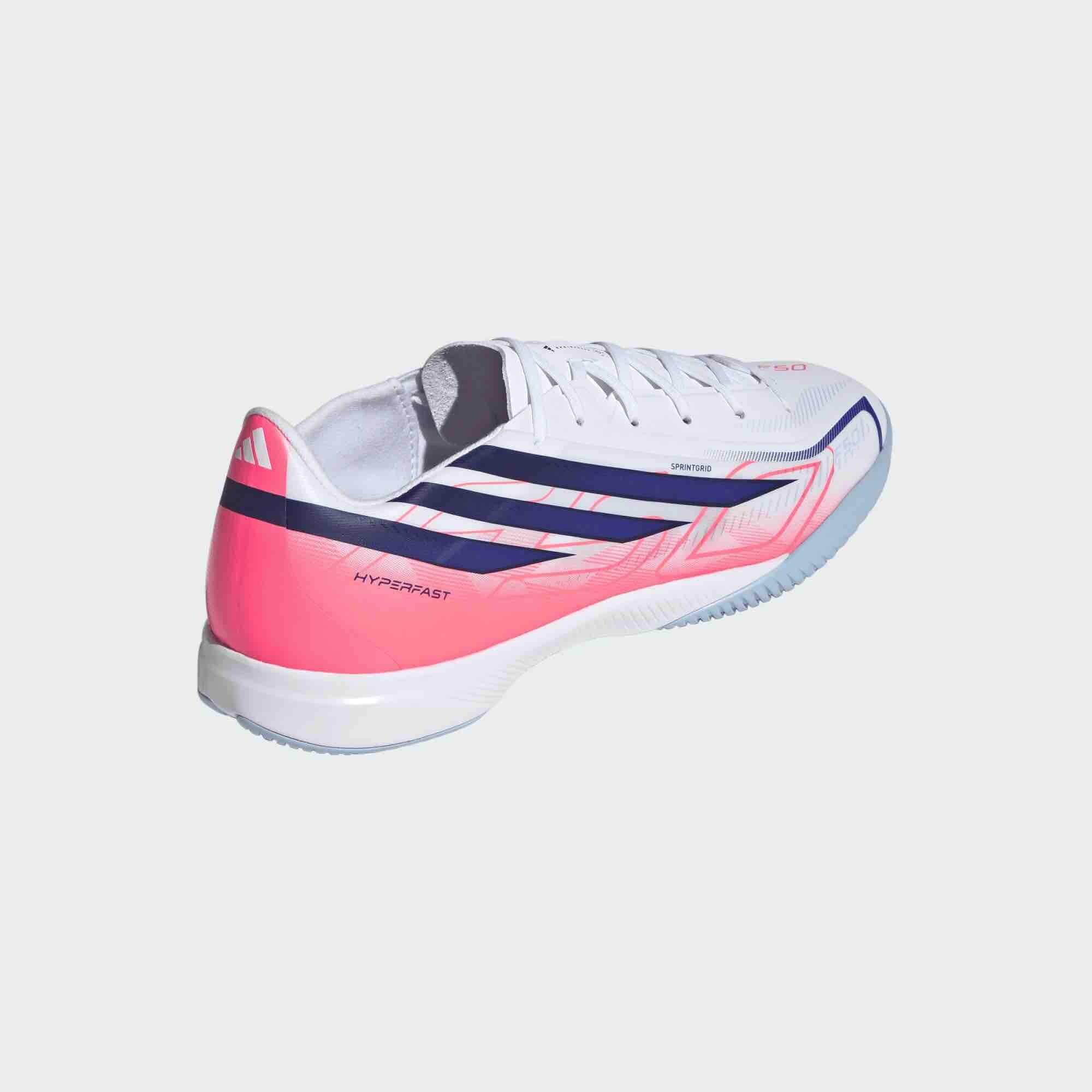 adidas F50 Hyperfast League Indoor Soccer Shoes - Chaos Vs Control Pack (FA26) (Lateral - Back)