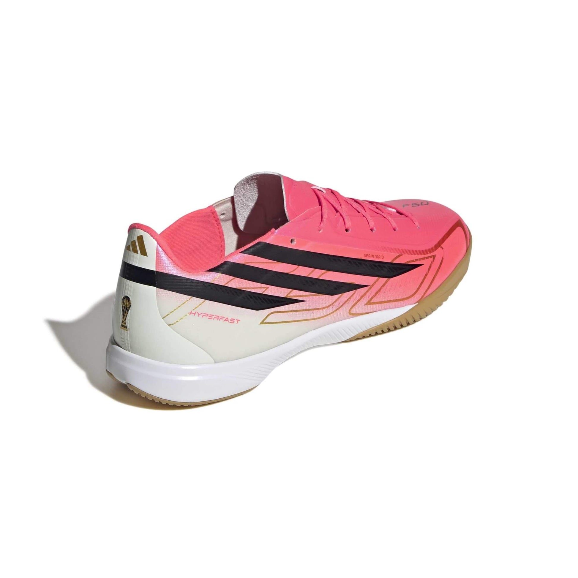 adidas F50 Hyperfast League Indoor Soccer Shoes - Road To Glory Pack (SP26) (Lateral - Back)