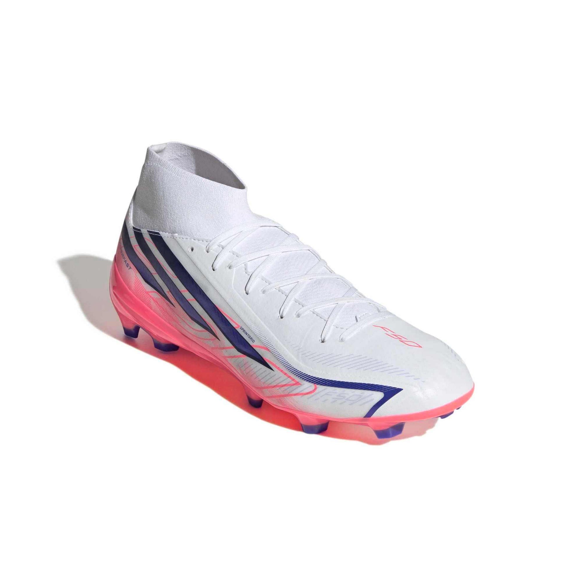 adidas F50 Hyperfast League Mid Firm Ground Soccer Cleats - Chaos Vs Control Pack (FA26) (Lateral - Front)