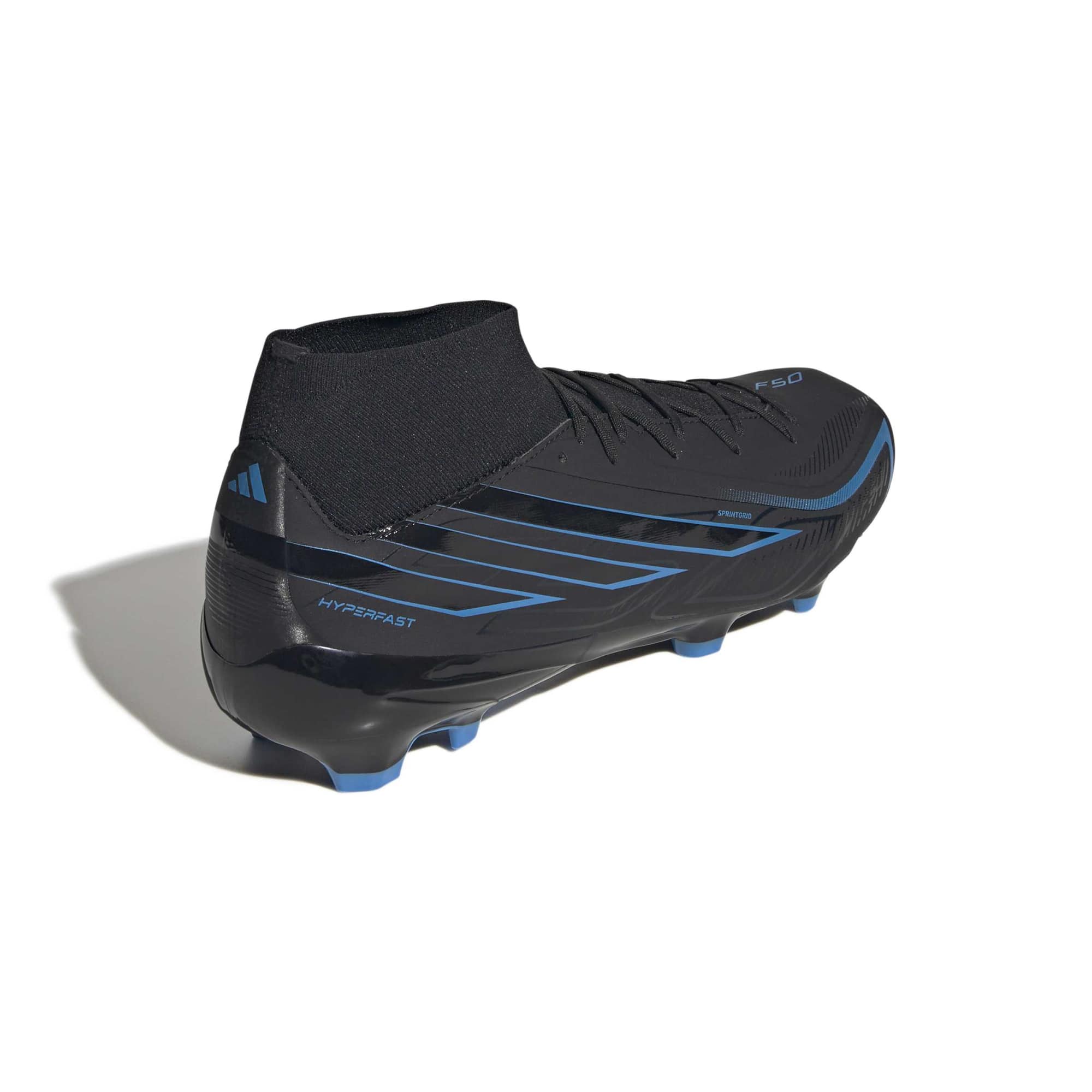 adidas F50 Hyperfast League Mid Firm Ground Soccer Cleats - Immortal DNA Pack (FA26) (Lateral - Back)