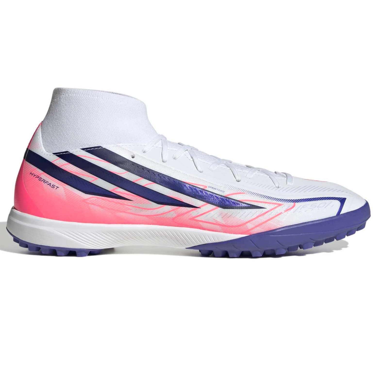adidas F50 Hyperfast League Mid Turf Soccer Shoes - Chaos Vs