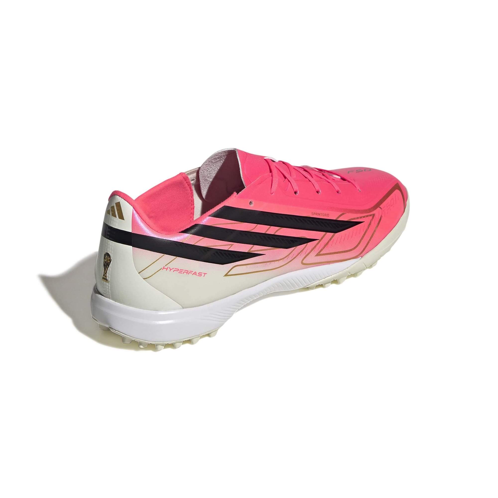 adidas F50 Hyperfast League Turf Soccer Shoes - Road To Glory Pack (SP26) (Lateral - Back)