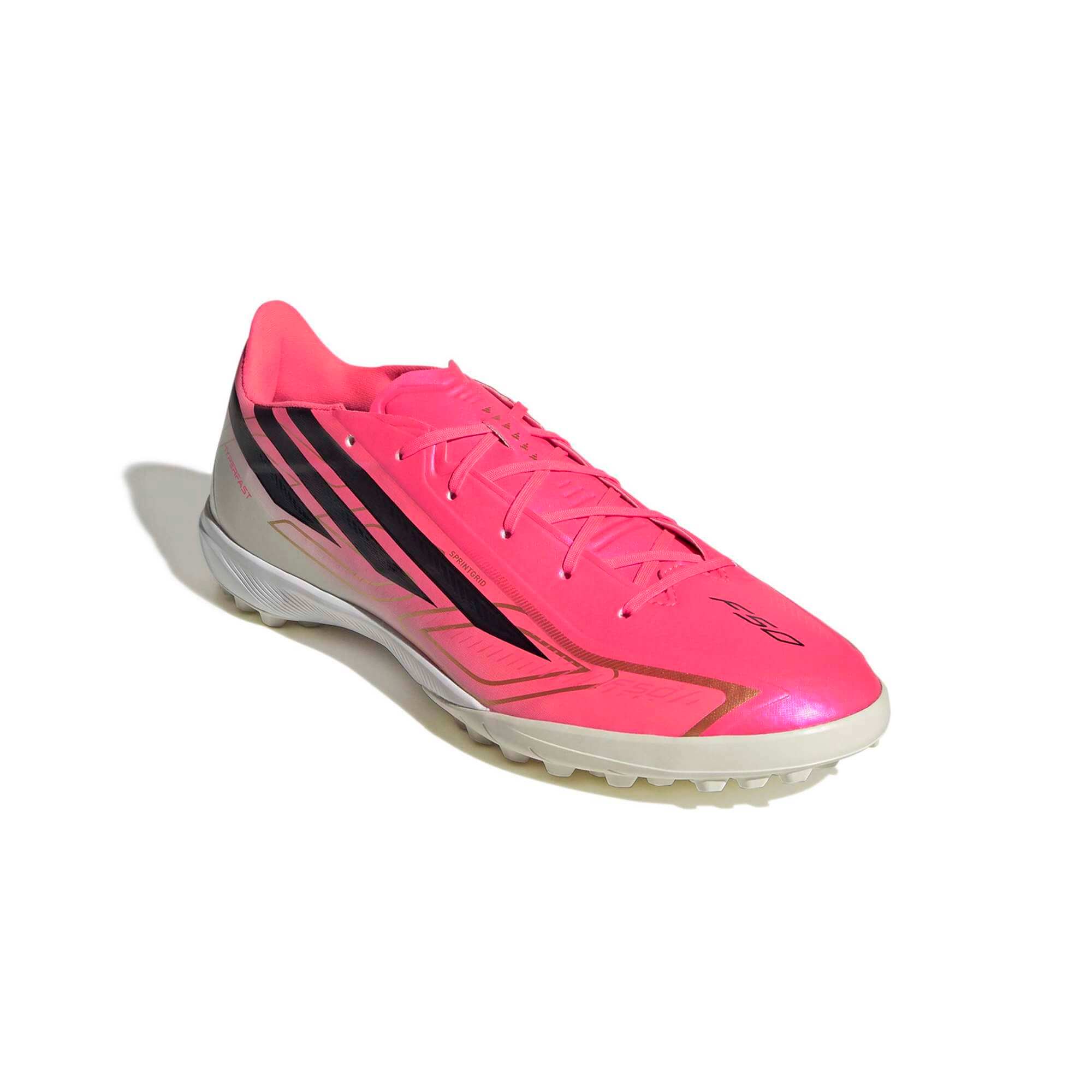 adidas F50 Hyperfast League Turf Soccer Shoes - Road To Glory Pack (SP26) (Lateral - Front)