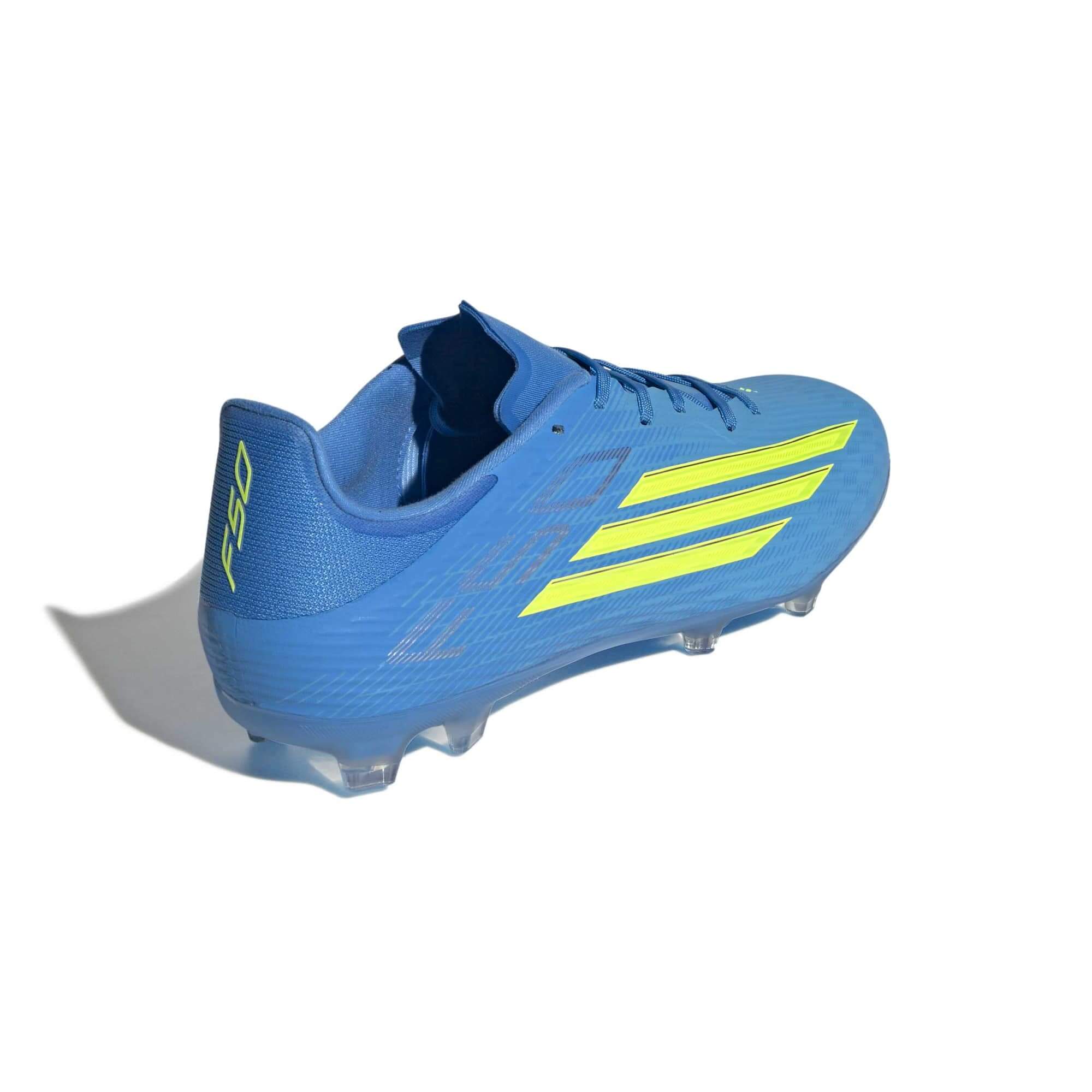 adidas F50 League Firm-Multi Ground Soccer Cleats - Ice Cold Precision Pack (SP26) (Lateral - Back)