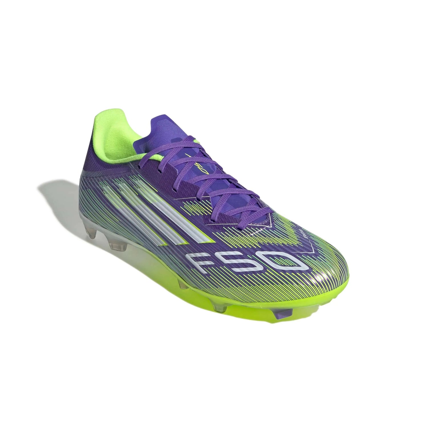 adidas F50 League Firm-Multi Ground Soccer Cleats - Radiant Blaze Pack (FA25) (Lateral - Front)