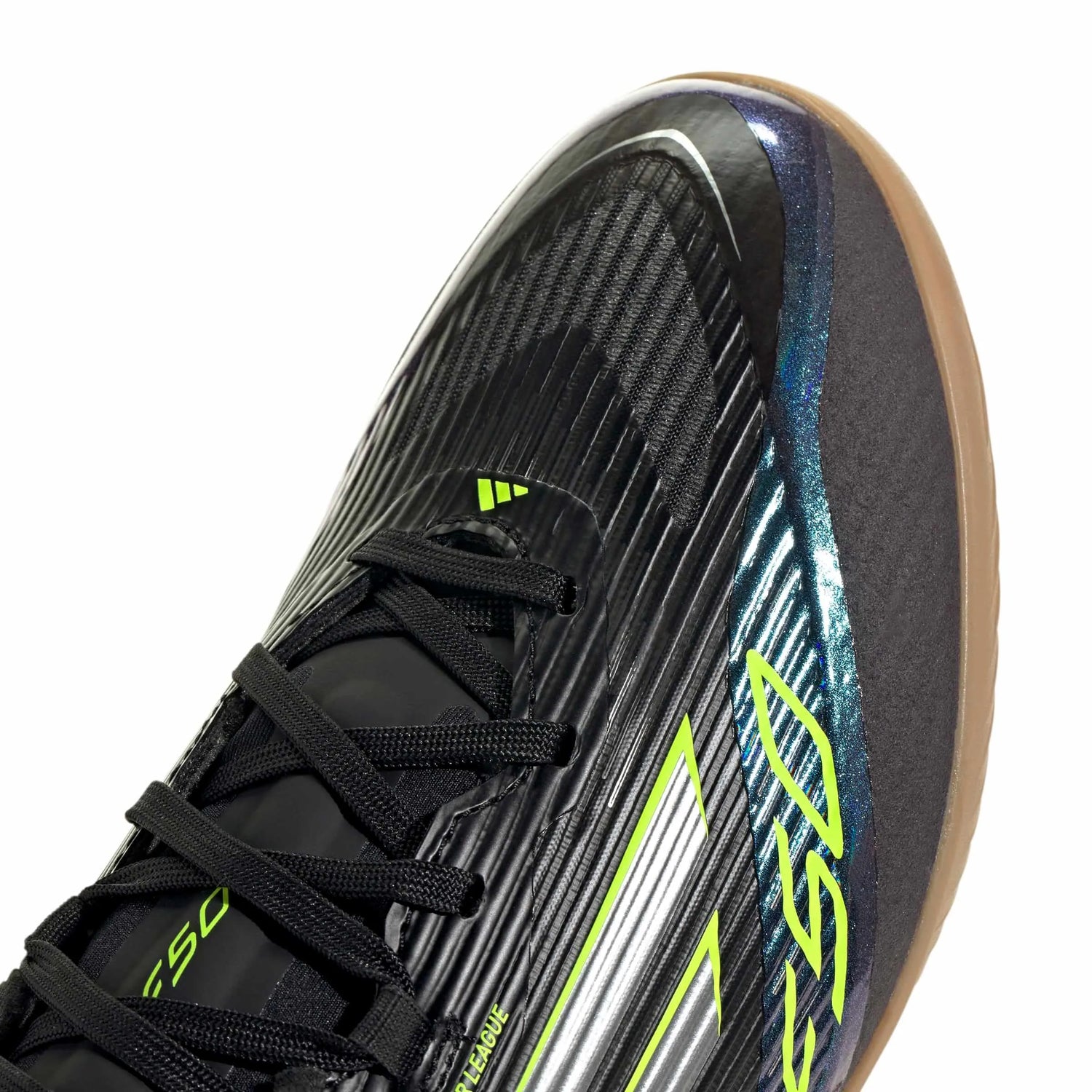 adidas F50 League Indoor Soccer Shoes - Electric Stealth Pack (FA25) (Detail 1)