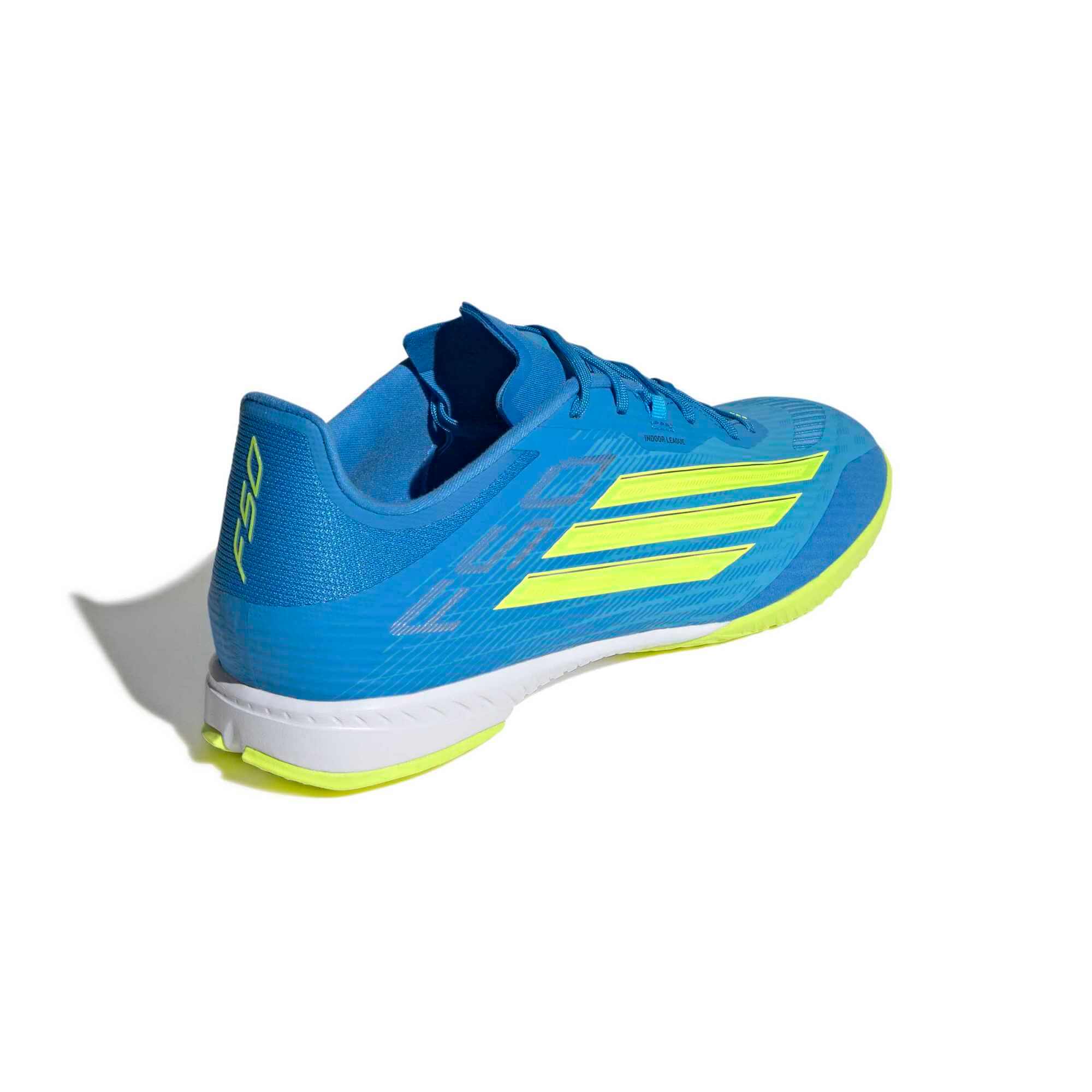 adidas F50 League Indoor Soccer Shoes - Ice Cold Precision Pack (SP26) (Lateral - Back)