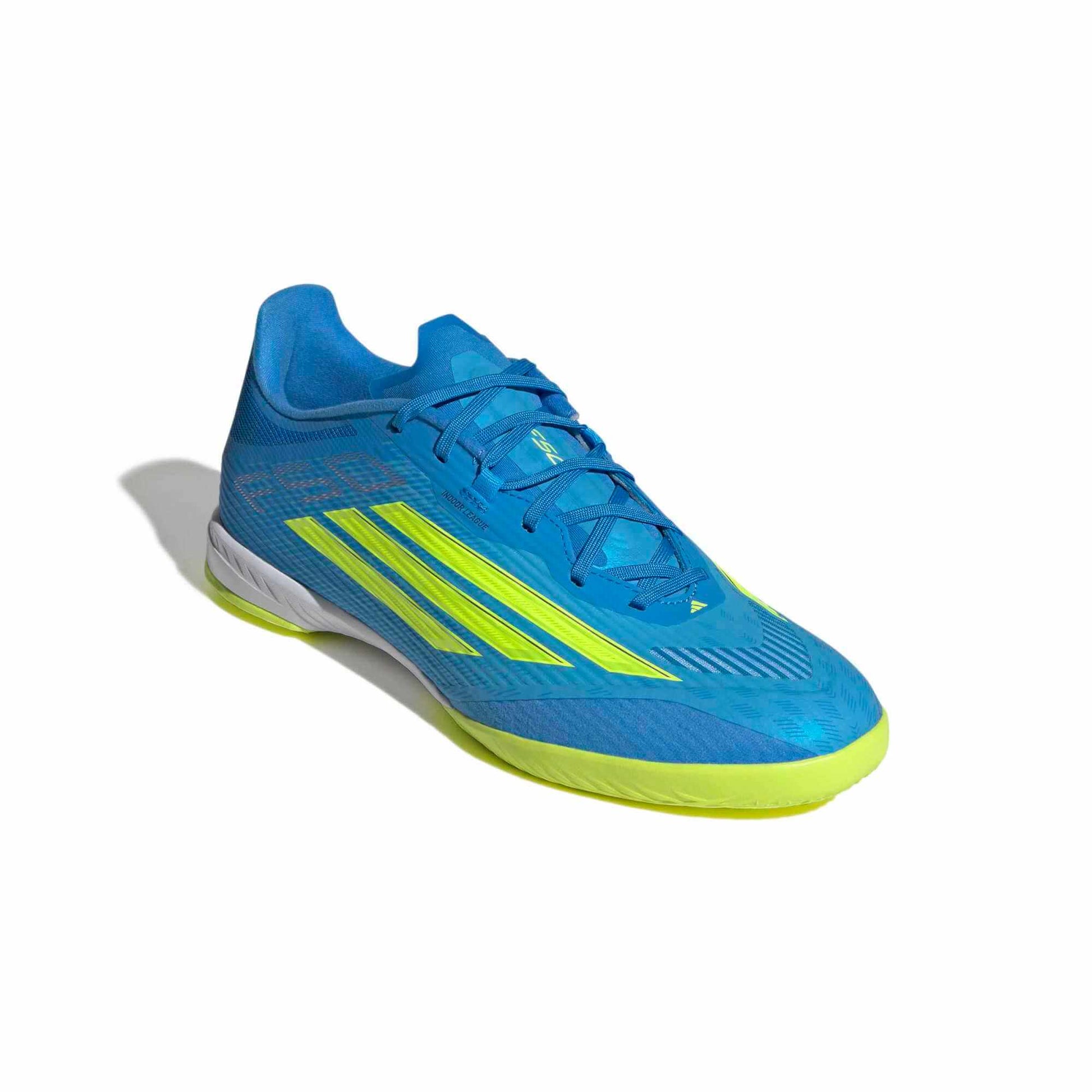 adidas F50 League Indoor Soccer Shoes - Ice Cold Precision Pack (SP26) (Lateral - Front)