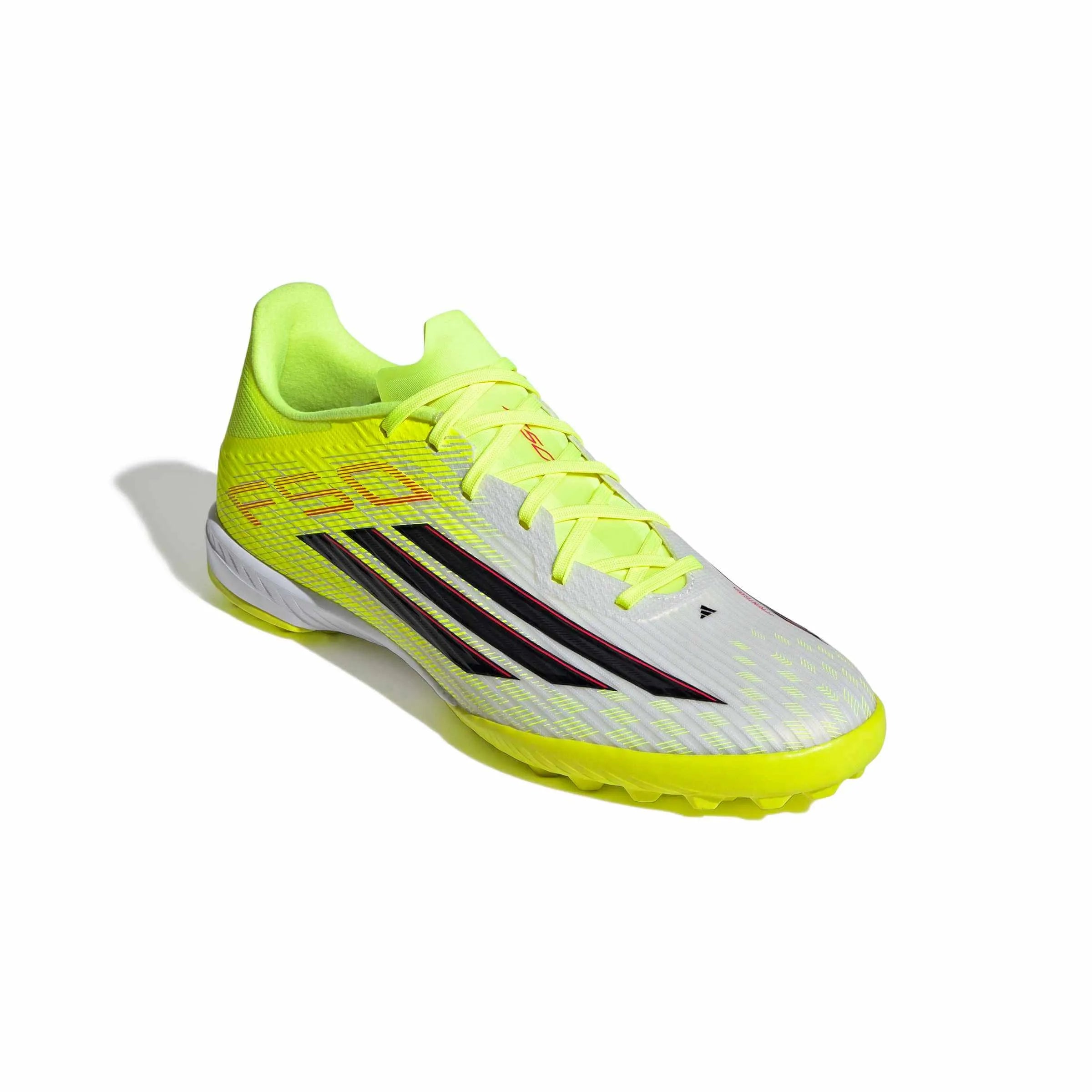 adidas F50 League Turf Soccer Shoes - Born For Goals Pack (SP26) (Lateral - Front)