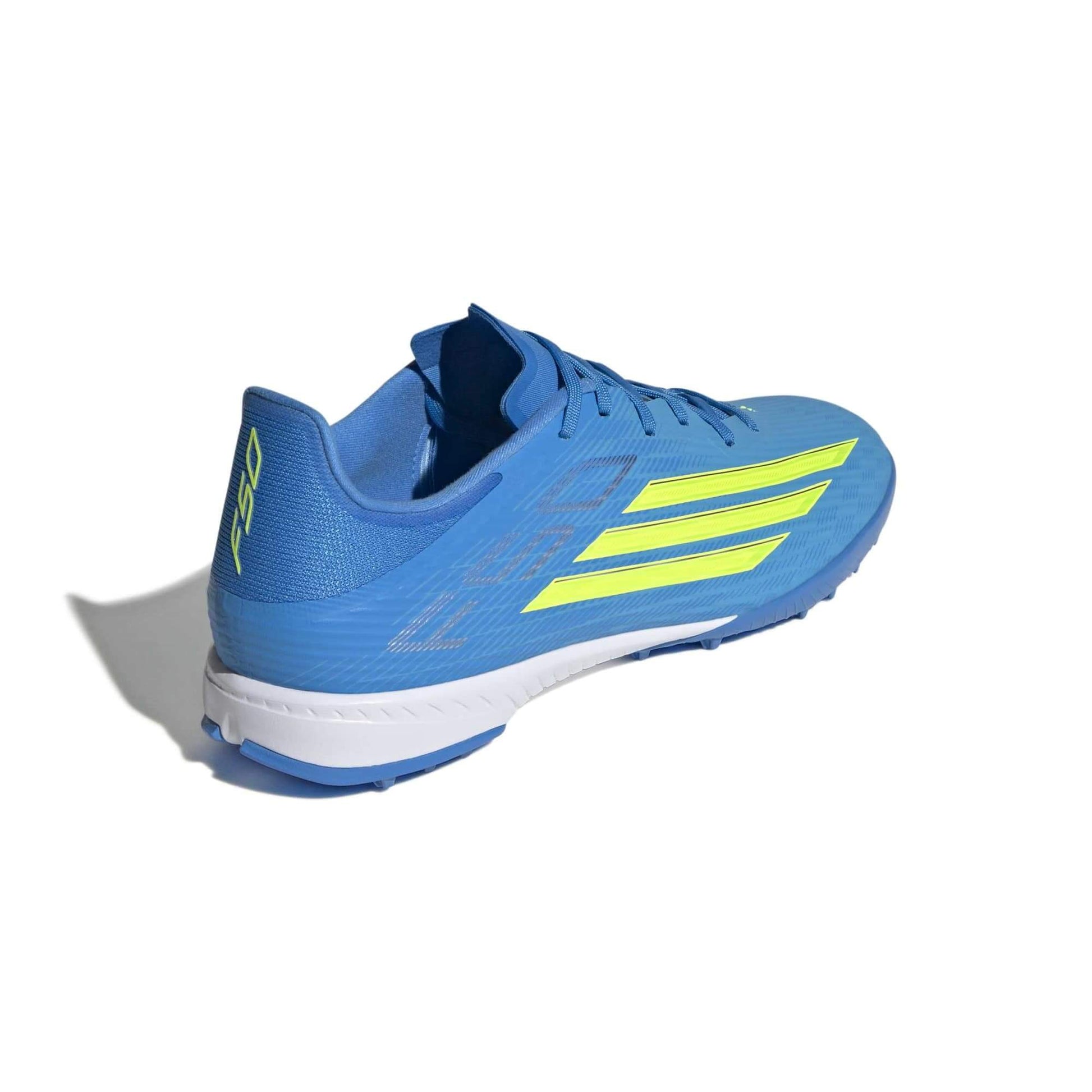 adidas F50 League Turf Soccer Shoes - Ice Cold Precision Pack (SP26) (Lateral - Back)