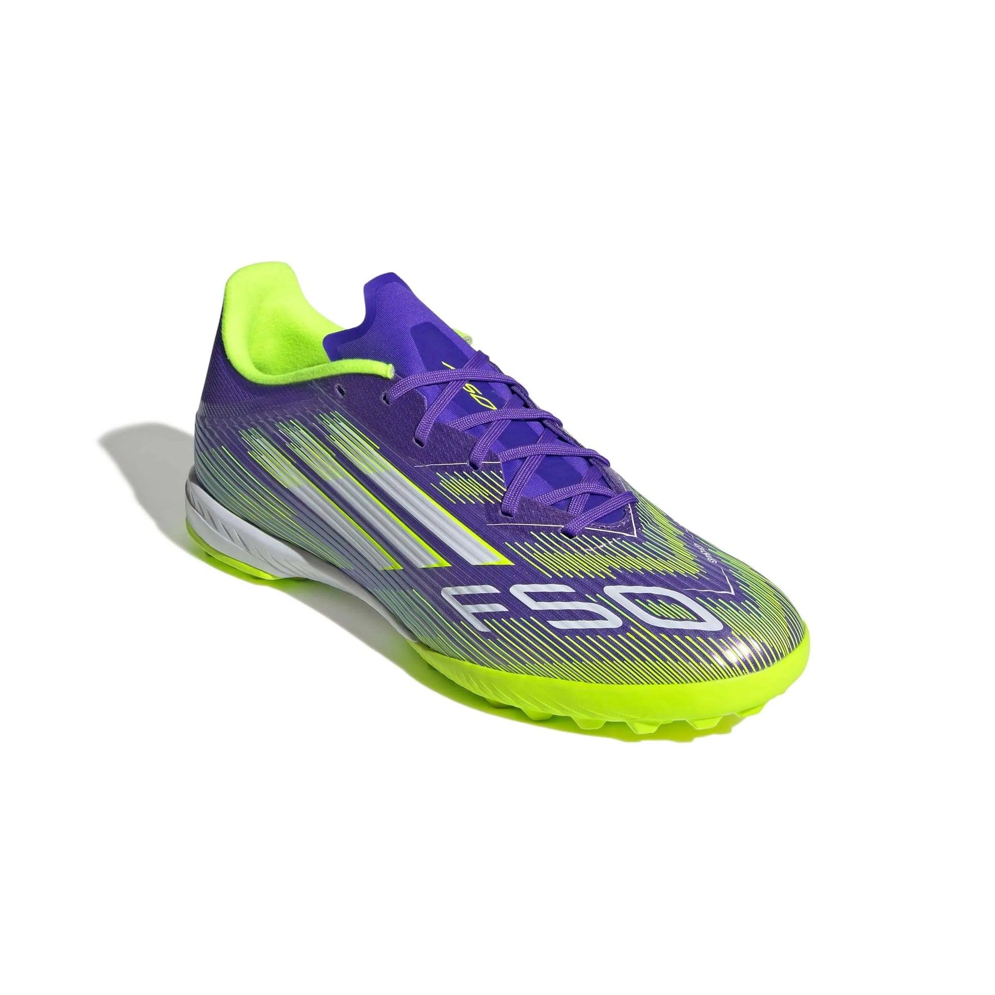 adidas F50 League Turf Soccer Shoes - Radiant Blaze Pack (FA25) (Lateral - Front)