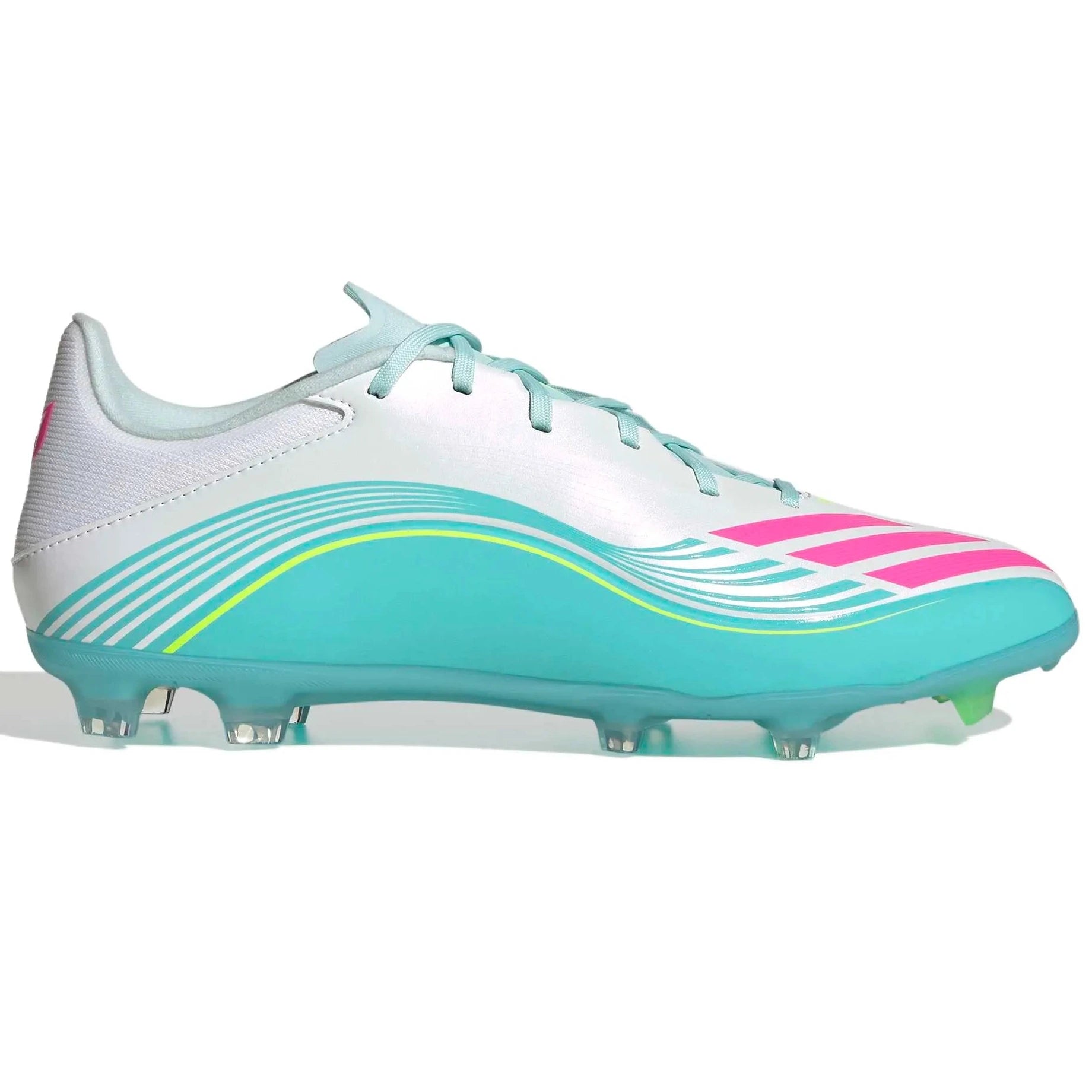 adidas F50 Messi League Firm/Multi Ground Soccer Cleats - Messi Aurora Radiante Pack (SP26) (Side 1)