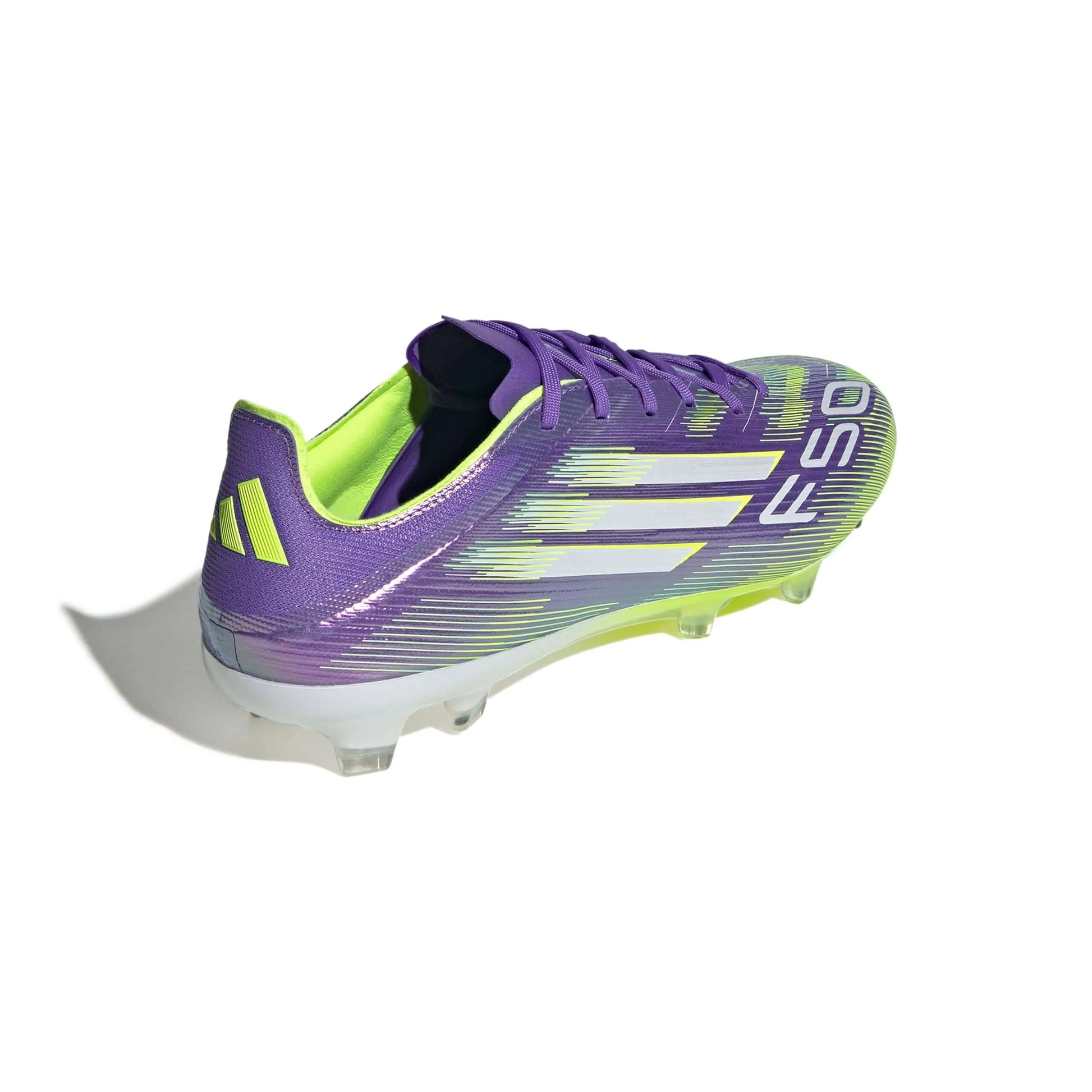 adidas F50 Pro Firm Ground Soccer Cleats - Radiant Blaze Pack (FA25) (Lateral - Back)
