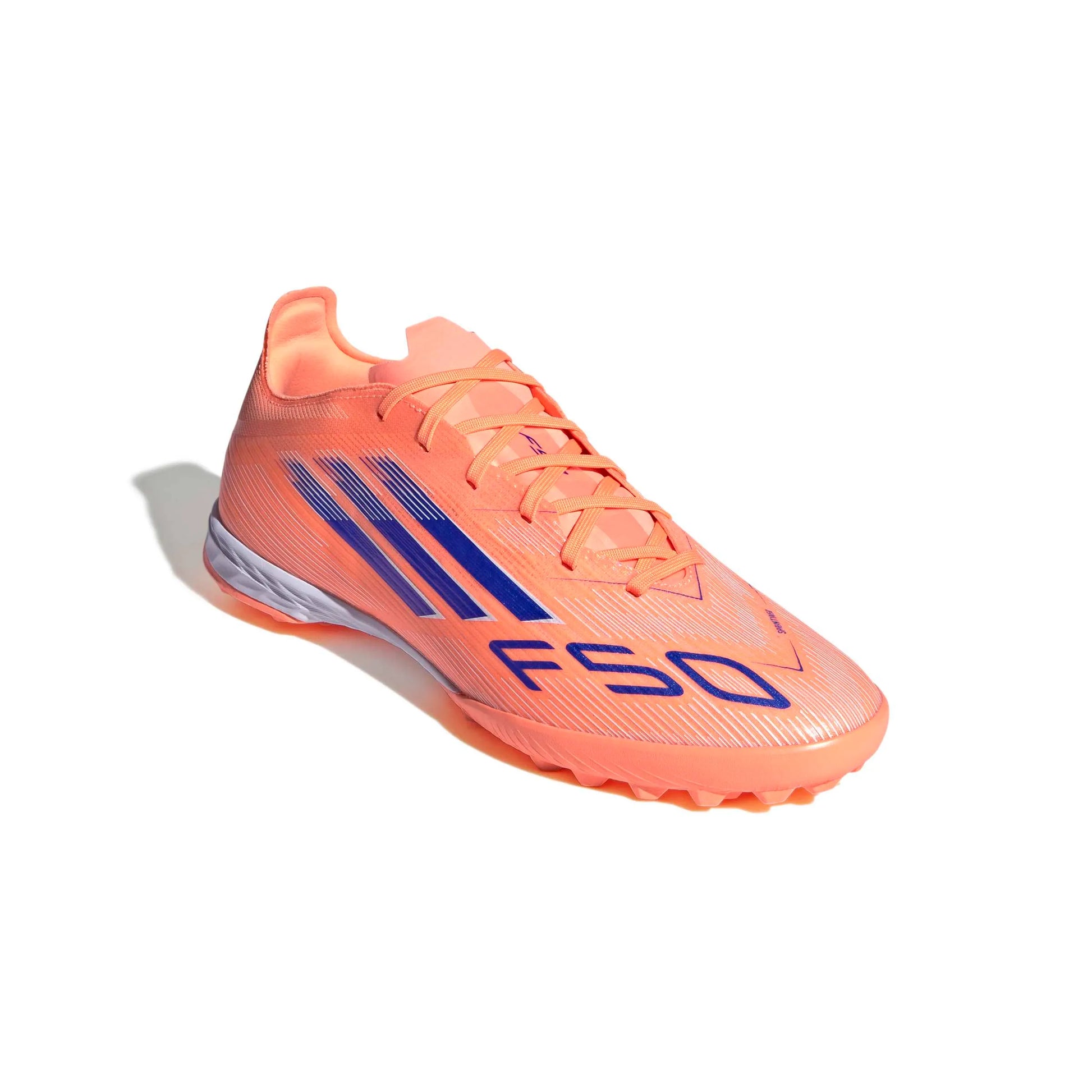 adidas F50 Pro Turf Soccer Shoes - Coral Blaze Pack (FA25) (Lateral - Front)
