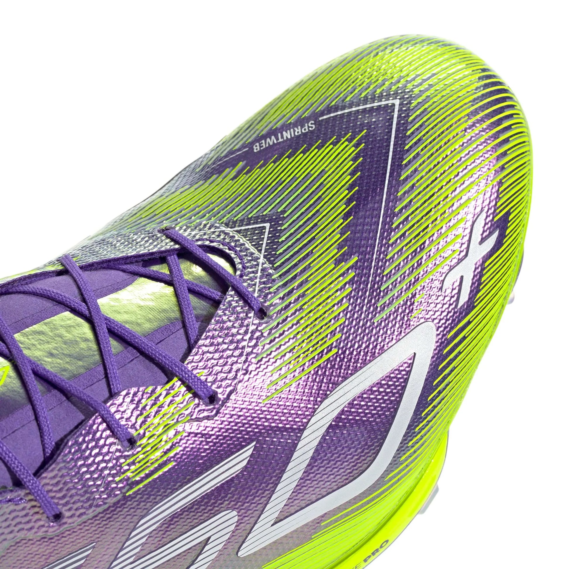 adidas F50+ Firm Ground Soccer Cleats - Radiant Blaze Pack (FA25) (Detail 1)