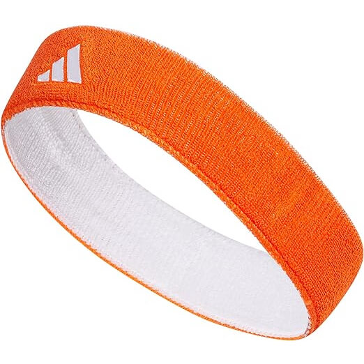 adidas Interval Reversible Headband 2.0 Orange-White (Lateral - Front)