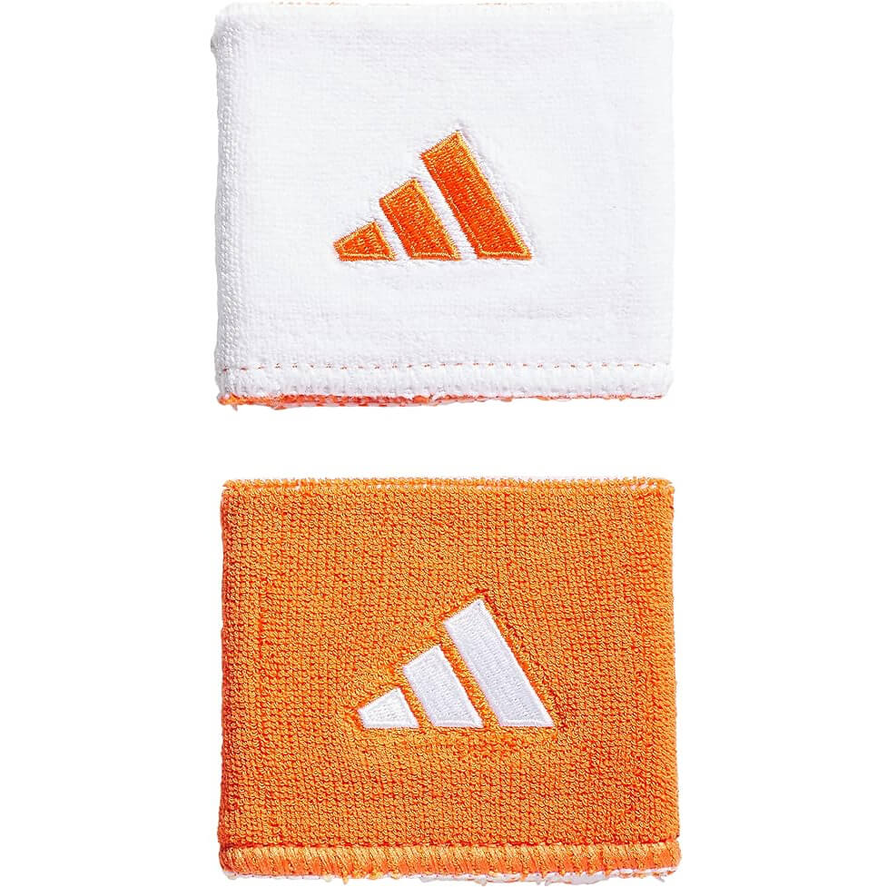 adidas Interval Reversible Wristband 2.0 Orange-White (Pair)