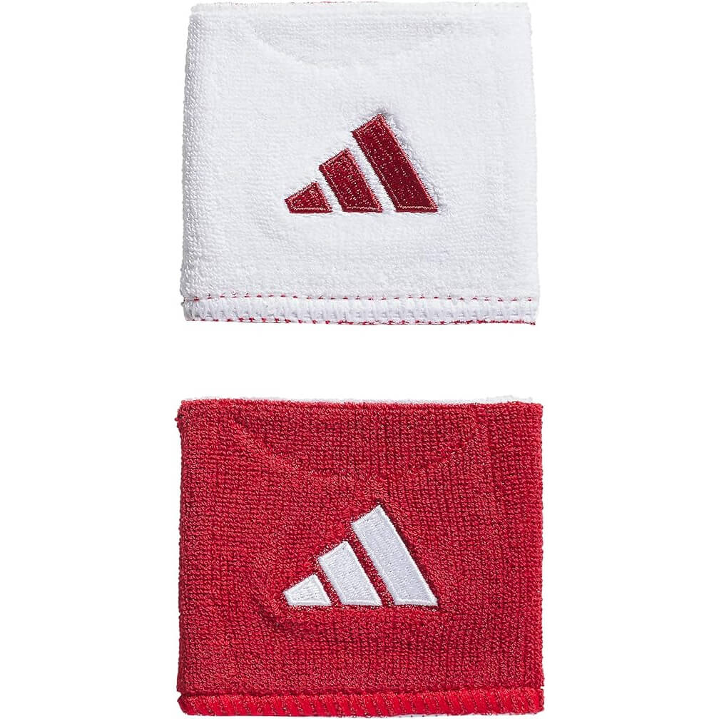 adidas Interval Reversible Wristband 2.0 Power Red-White (Pair)