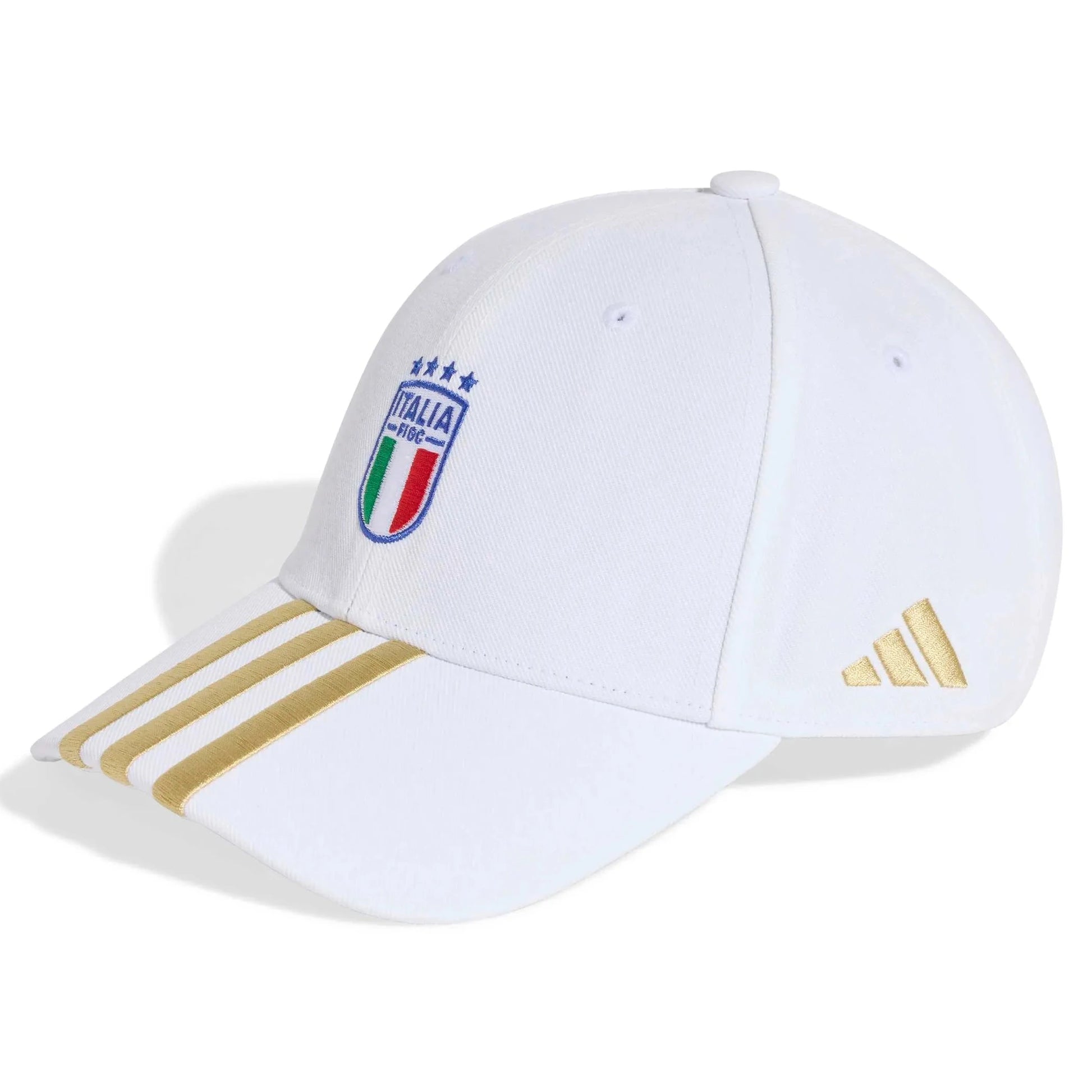 adidas Italy Baseball Cap White (Lateral - Front)