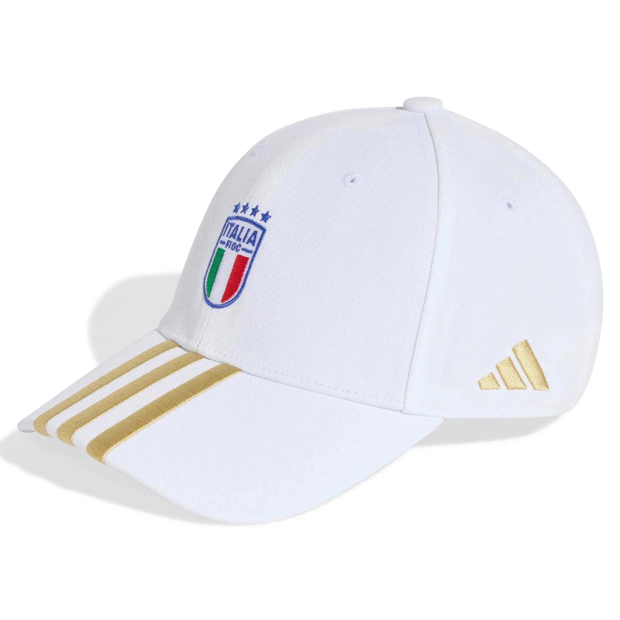 adidas Italy Baseball Cap White (Lateral - Front)