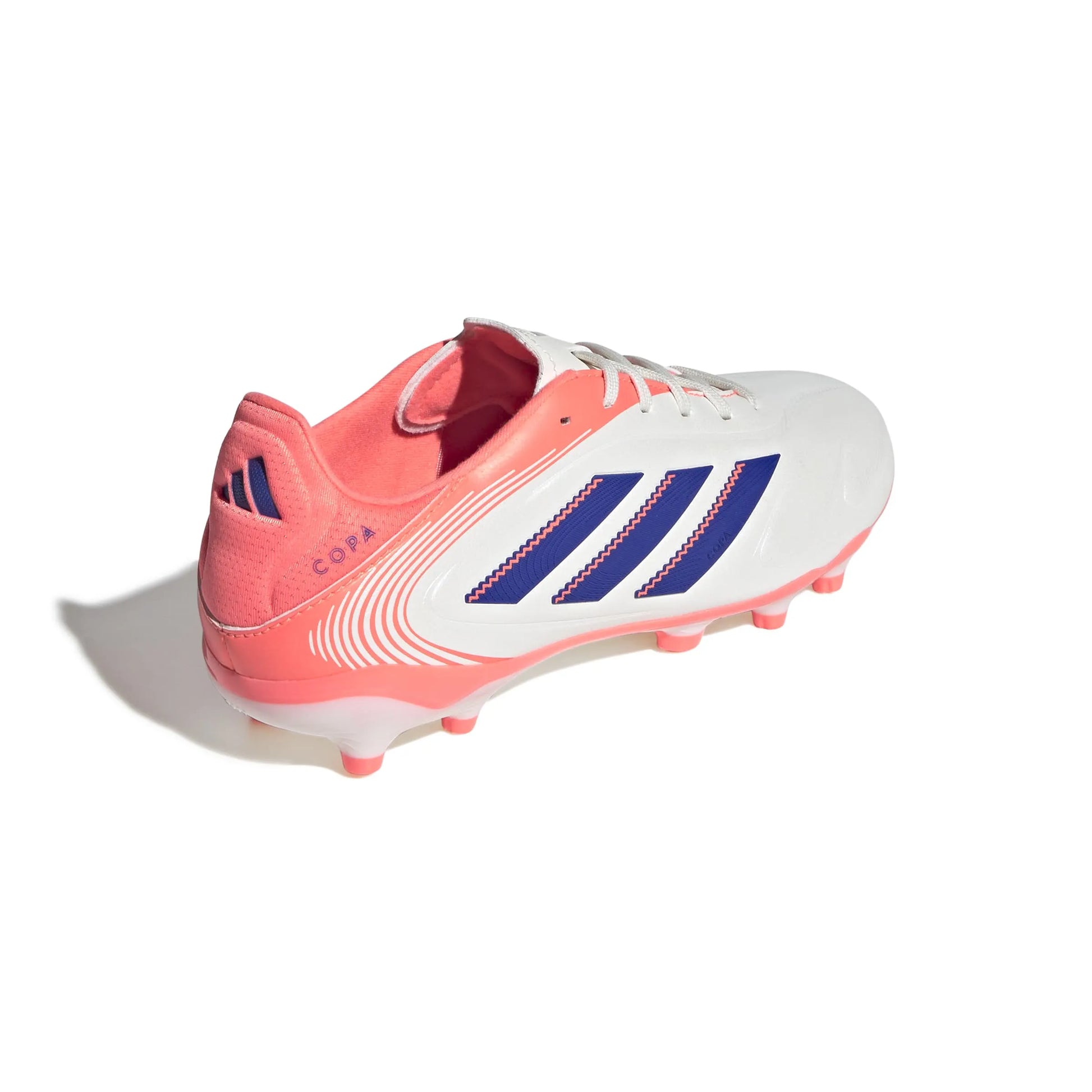 adidas JR Copa Pure III League Firm/Multi Ground Soccer Cleats - Coral Blaze Pack (FA25) (Lateral - Back)