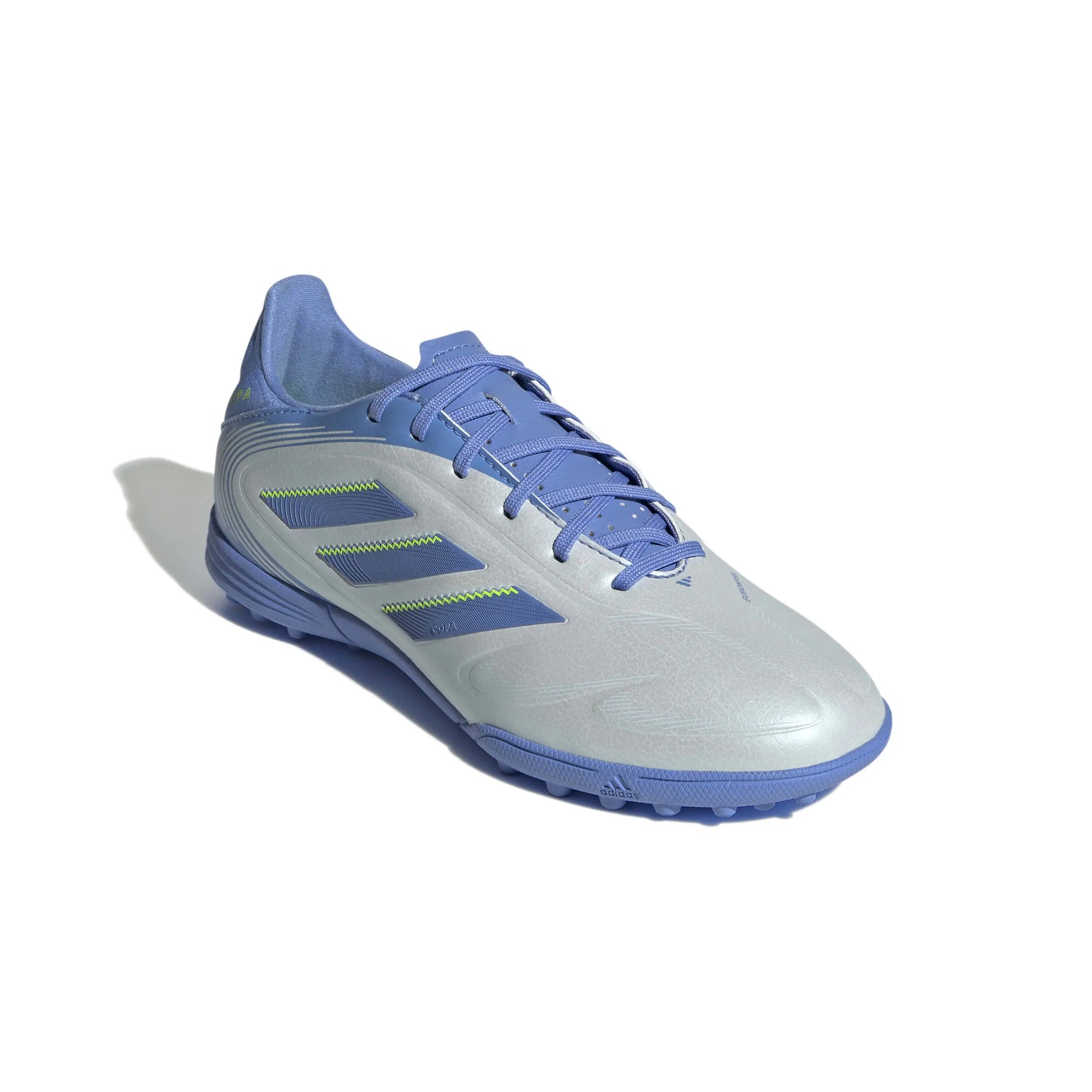 adidas JR Copa Pure III League Turf Soccer Shoes - Celestial Victory Pack (SP25) (Lateral - Front)