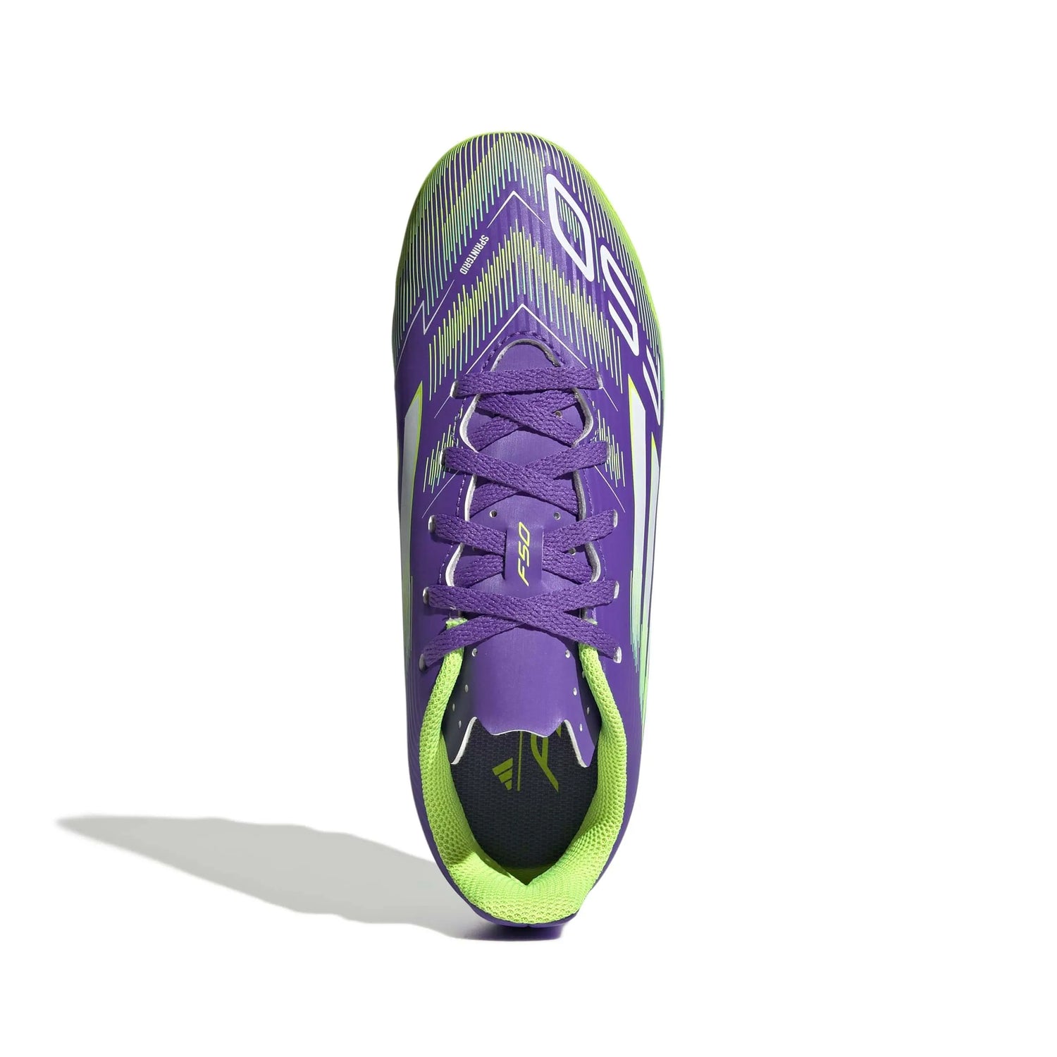 adidas JR F50 Club Firm-Multi Ground Soccer Cleats - Radiant Blaze Pack (FA25) (Top)