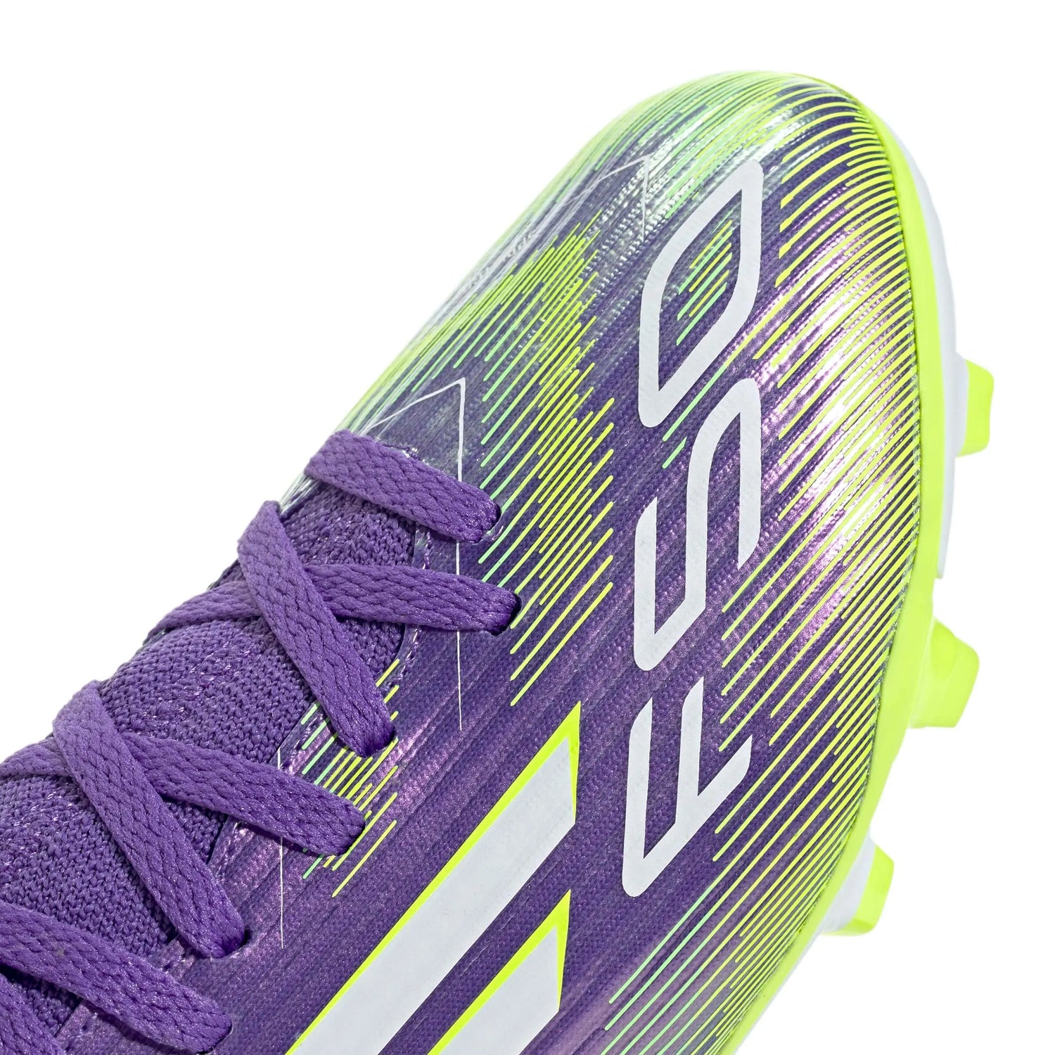 adidas JR F50 Club Mid Firm-Multi Ground Soccer Cleats - Radiant Blaze Pack (FA25) (Detail 1)