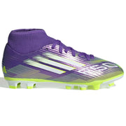 adidas JR F50 Club Mid Firm-Multi Ground Soccer Cleats - Radiant Blaze Pack (FA25) (Side 1)