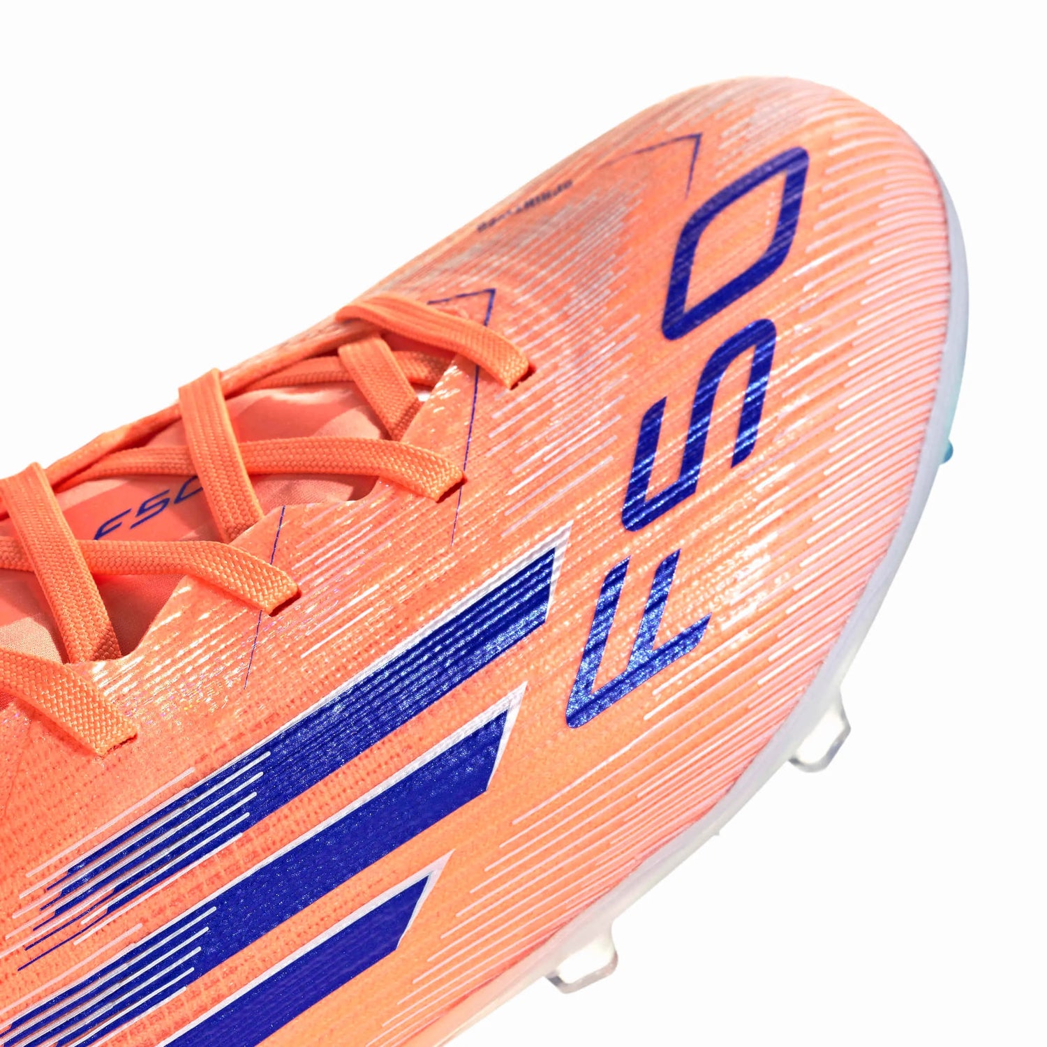 adidas JR F50 Elite Firm Ground Soccer Cleats - Coral Blaze Pack (FA25) (Detail 1)