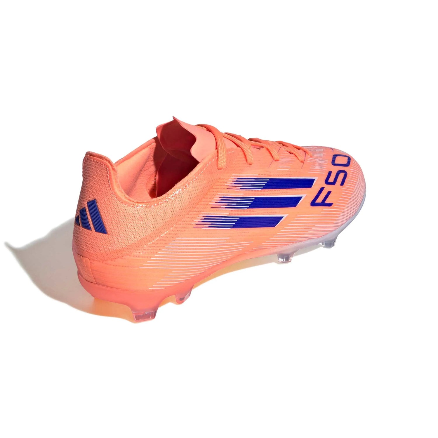 adidas JR F50 Elite Firm Ground Soccer Cleats - Coral Blaze Pack (FA25) (Lateral - Back)