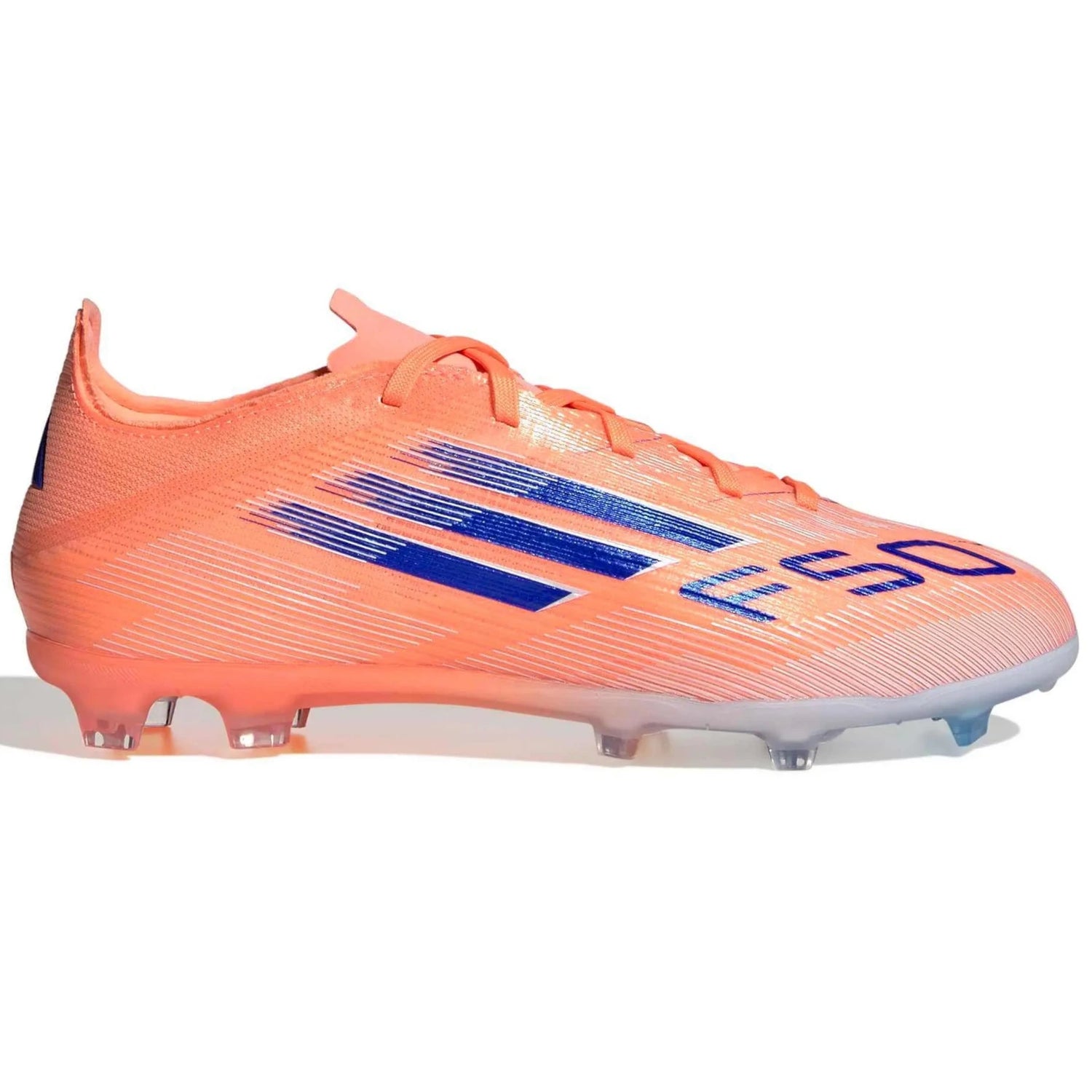 adidas JR F50 Elite Firm Ground Soccer Cleats - Coral Blaze Pack (FA25) (Side 1)