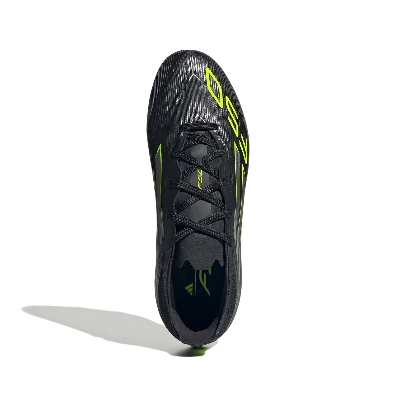 adidas JR F50 Elite Firm Ground Soccer Cleats - Electric Stealth Pack (FA25) (Top)