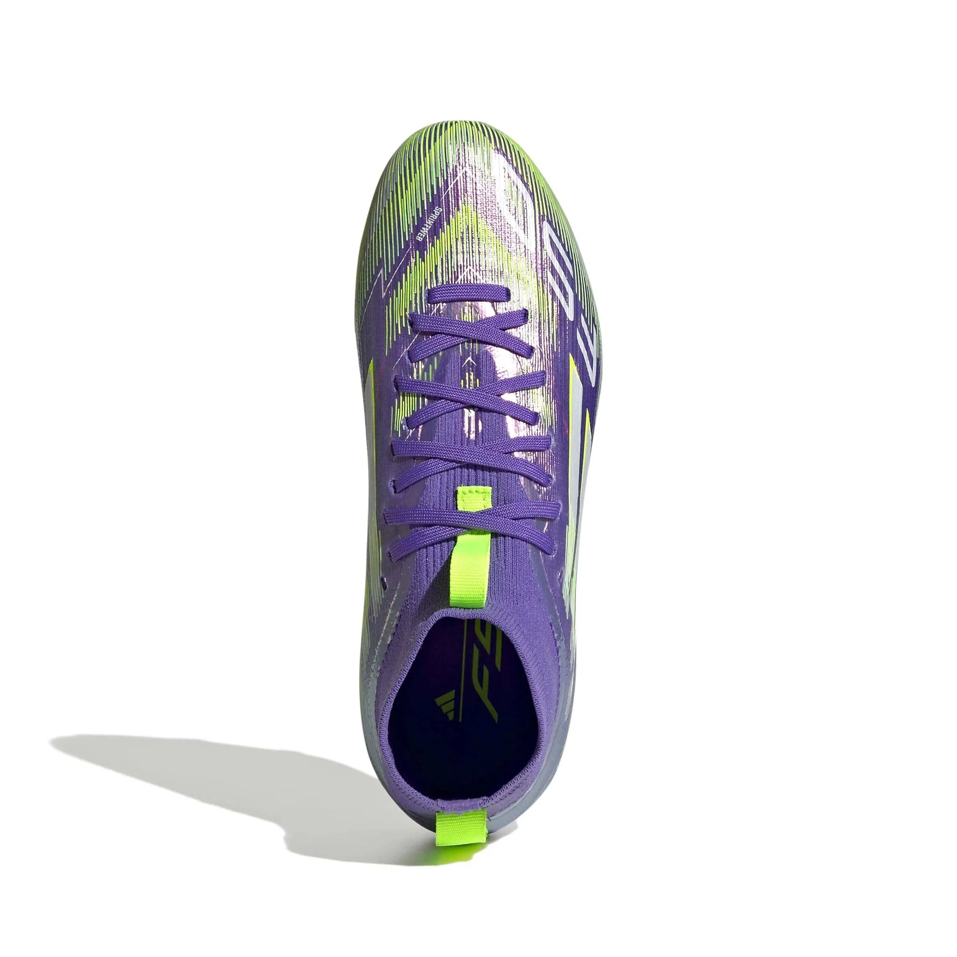 adidas JR F50 Elite Mid Firm Ground Soccer Cleats - Radiant Blaze Pack (FA25) (Top)