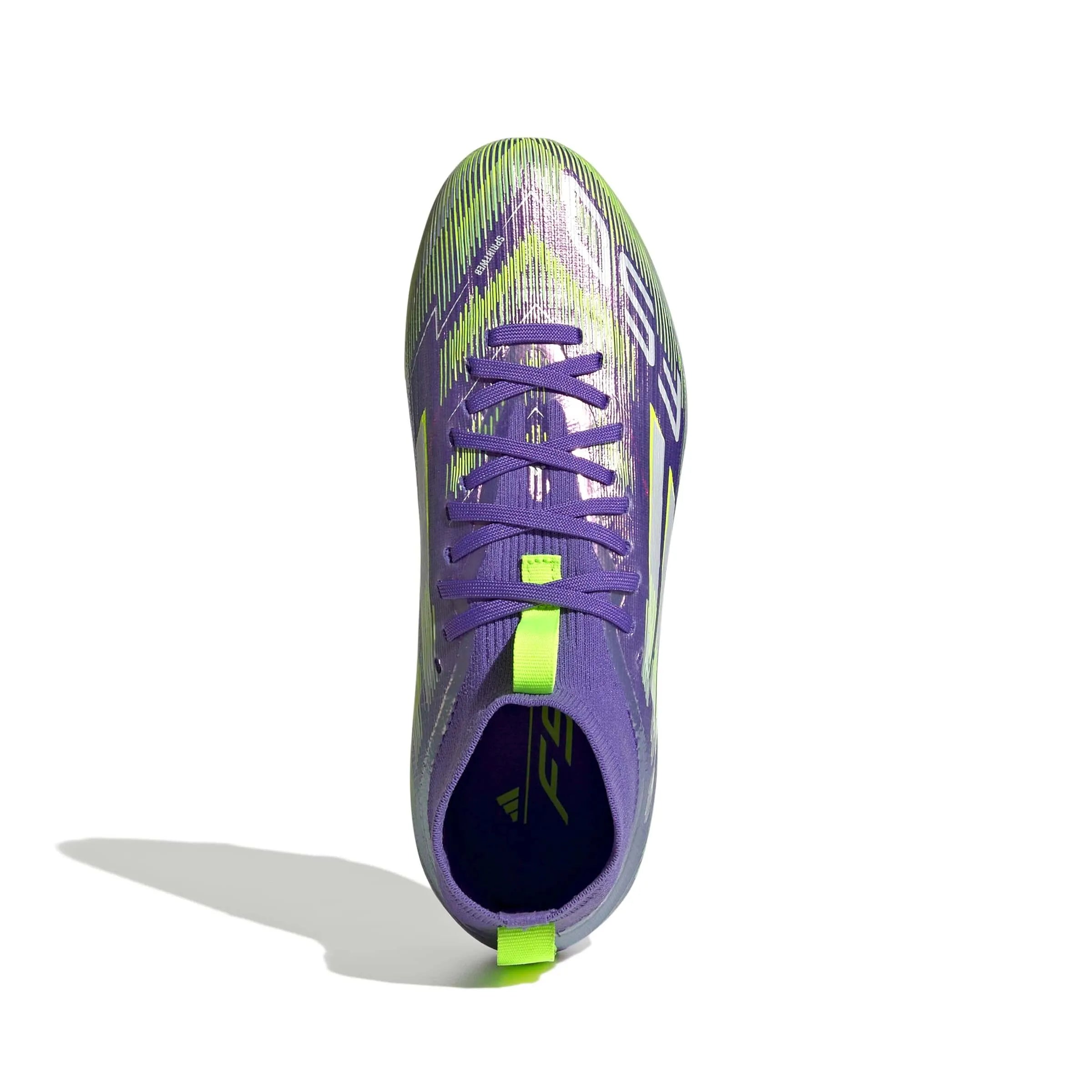 adidas JR F50 Elite Mid Firm Ground Soccer Cleats - Radiant Blaze Pack (FA25) (Top)