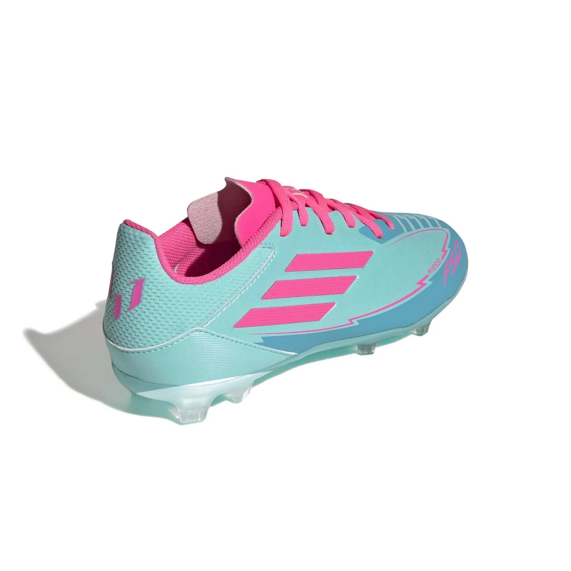 adidas JR F50 League Firm-Multi Ground Messi - MP2 Pack (SU25) (Lateral - Back)
