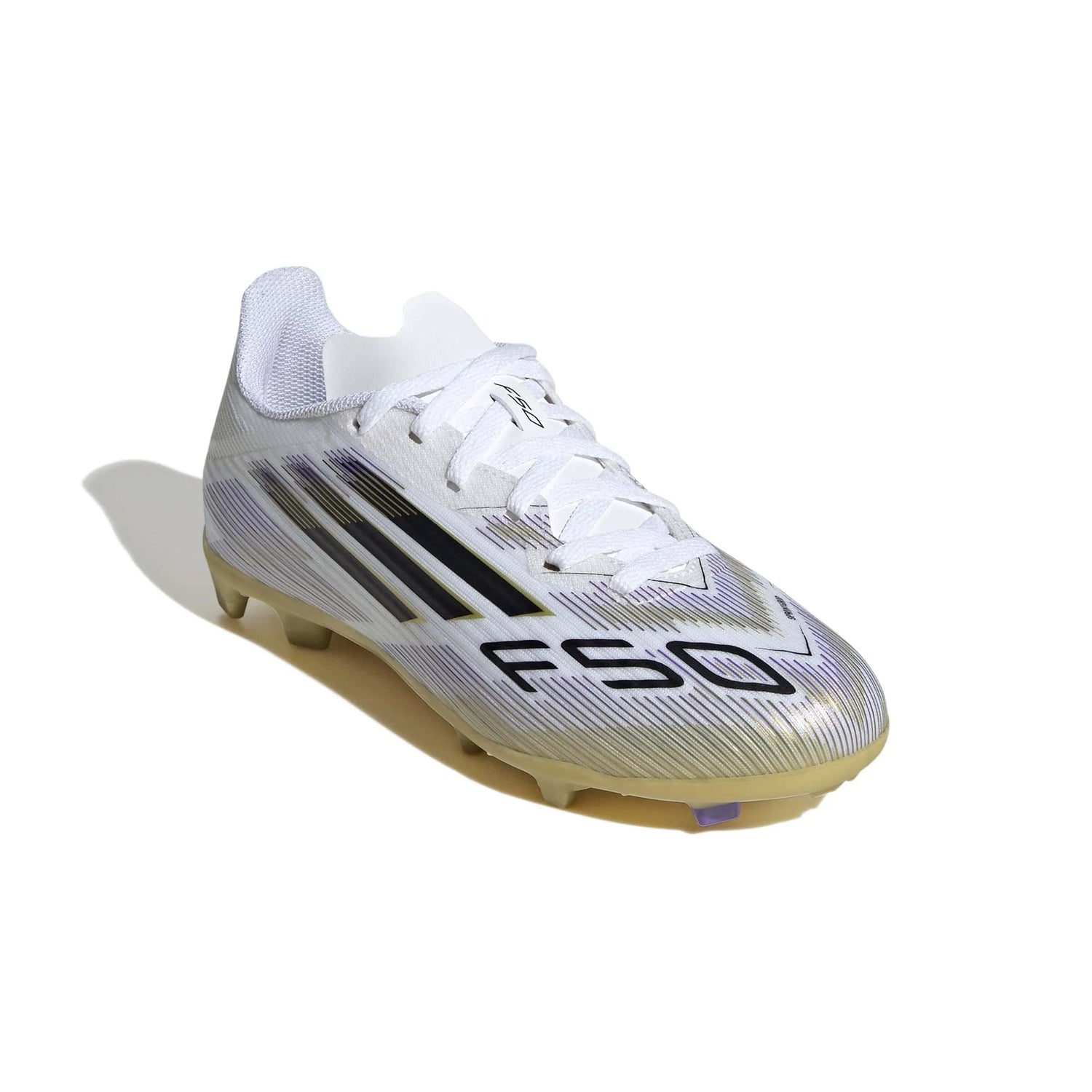 adidas JR F50 League Firm-Multi Ground Soccer Cleats - Road To Glory (FA25) (Lateral - Front)