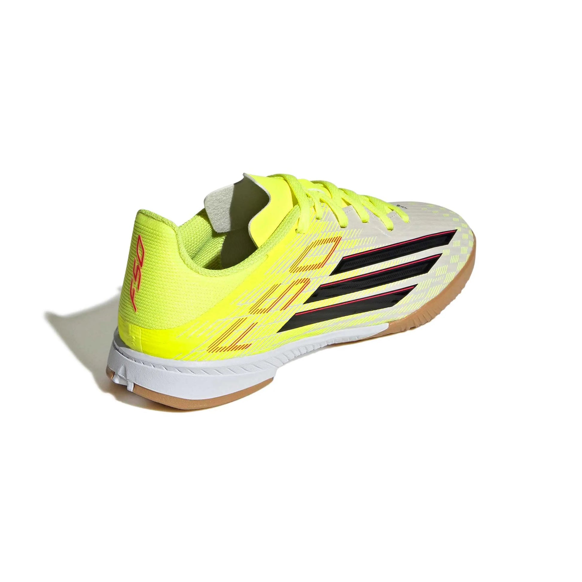 adidas JR F50 League Indoor Soccer Shoes - Born For Goals Pack (SP26) (Lateral - Back)