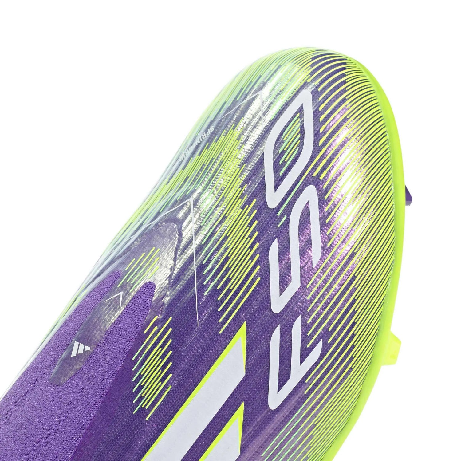 adidas JR F50 League Laceless Firm-Multi Ground Soccer Cleats - Radiant Blaze Pack (FA25) (Detail 1)