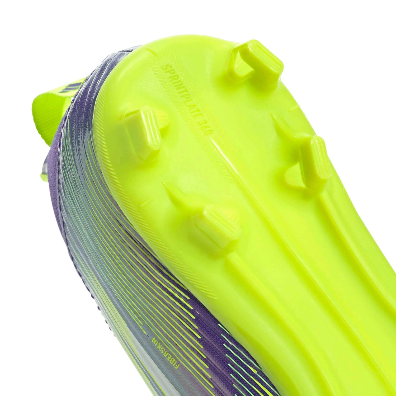 adidas JR F50 League Laceless Firm-Multi Ground Soccer Cleats - Radiant Blaze Pack (FA25) (Detail 2)