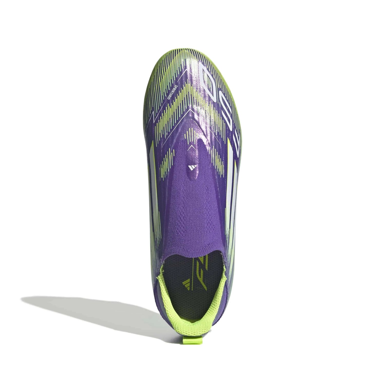 adidas JR F50 League Laceless Firm-Multi Ground Soccer Cleats - Radiant Blaze Pack (FA25) (Top)